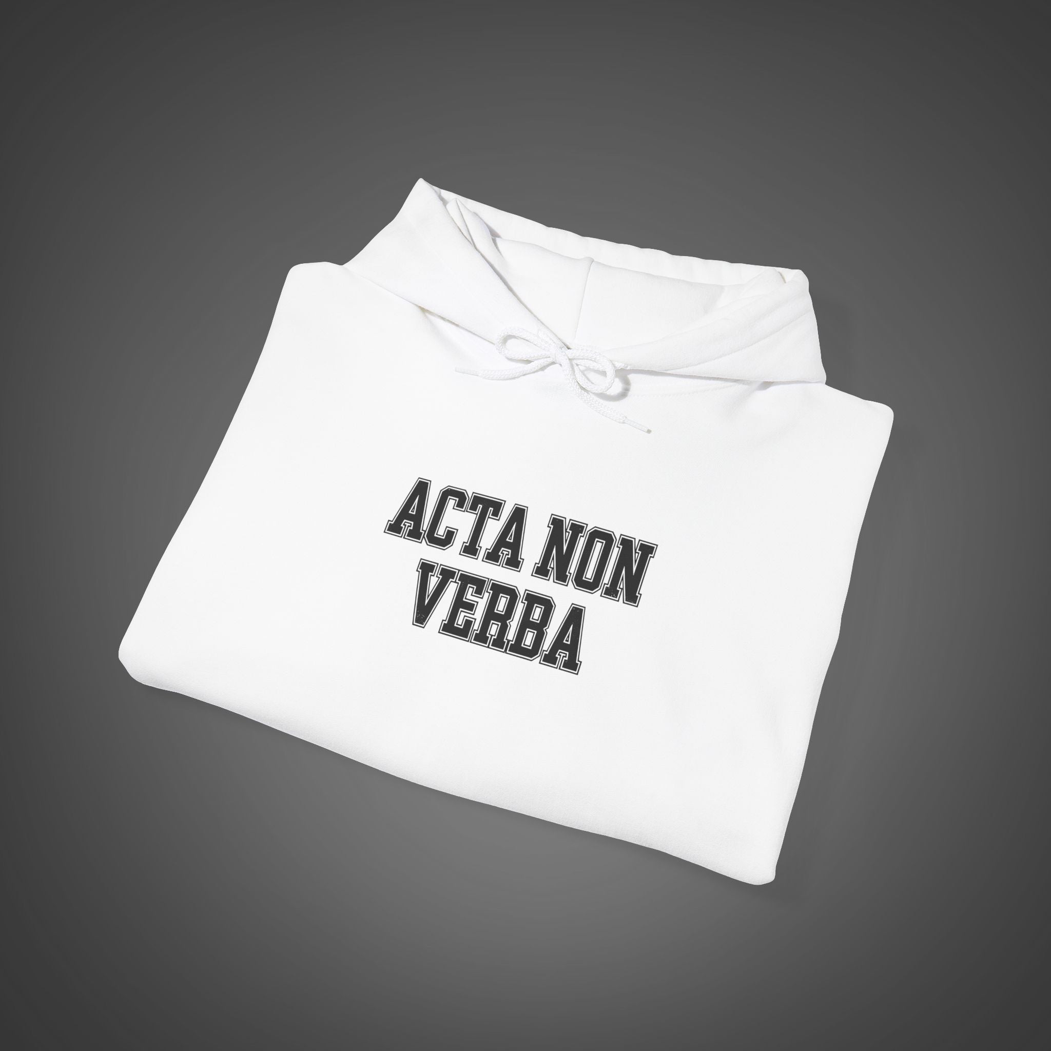 Women's "Acta non verba" - "Deeds, not words"  Hoodie