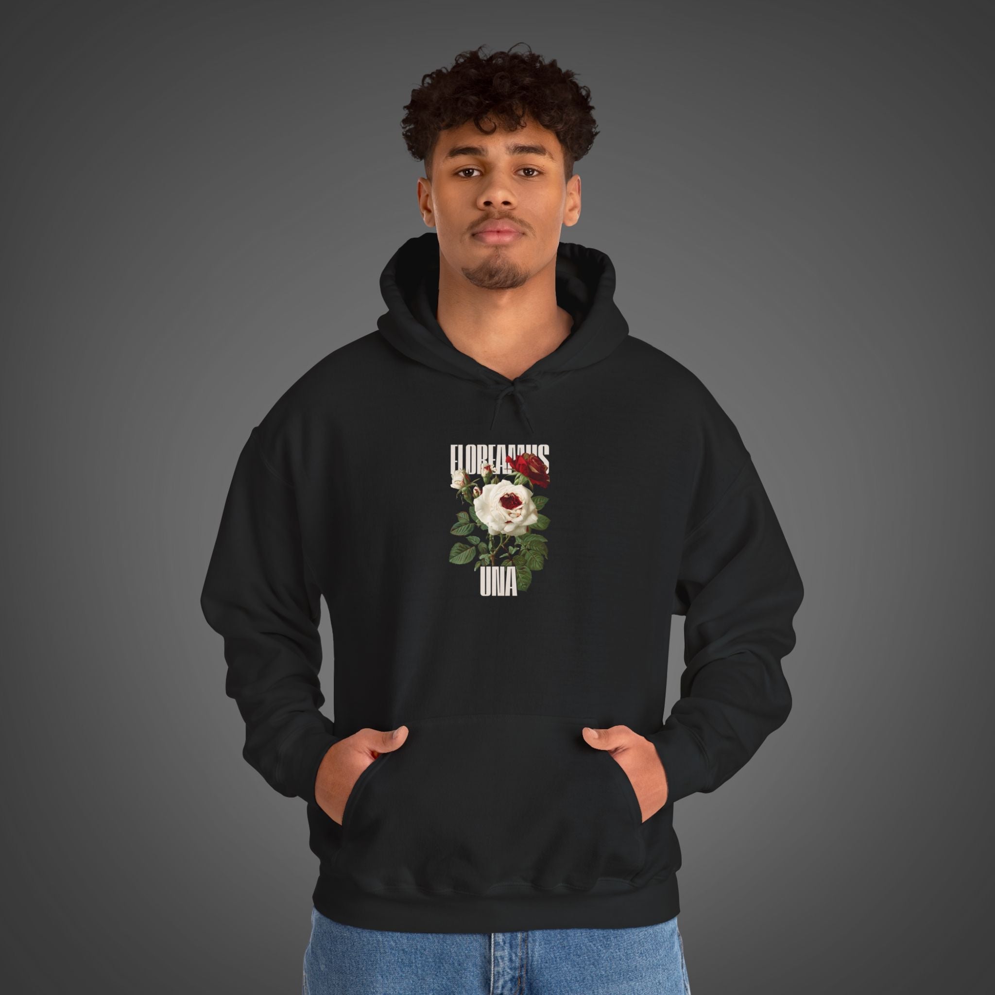 Men's "Floreamus una" - "Let's bloom together"  Hoodie
