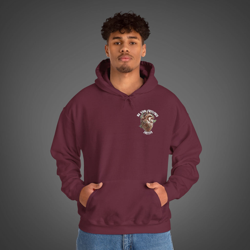 Men's "Si vis amari, ama" - "If you want to be loved, love" Hoodie
