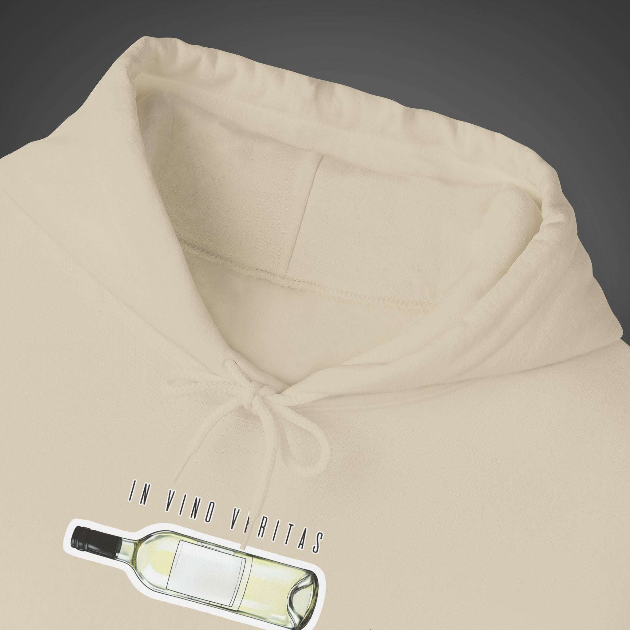 Women's "In vino veritas" - "In wine, truth" (Wine Bottle) Hoodie