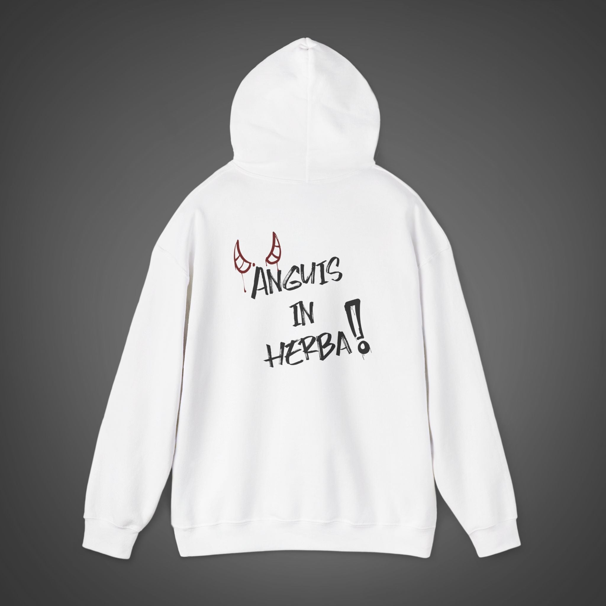 Men's "Anguis in herba" - "A snake in the grass"(hidden danger)  Hoodie