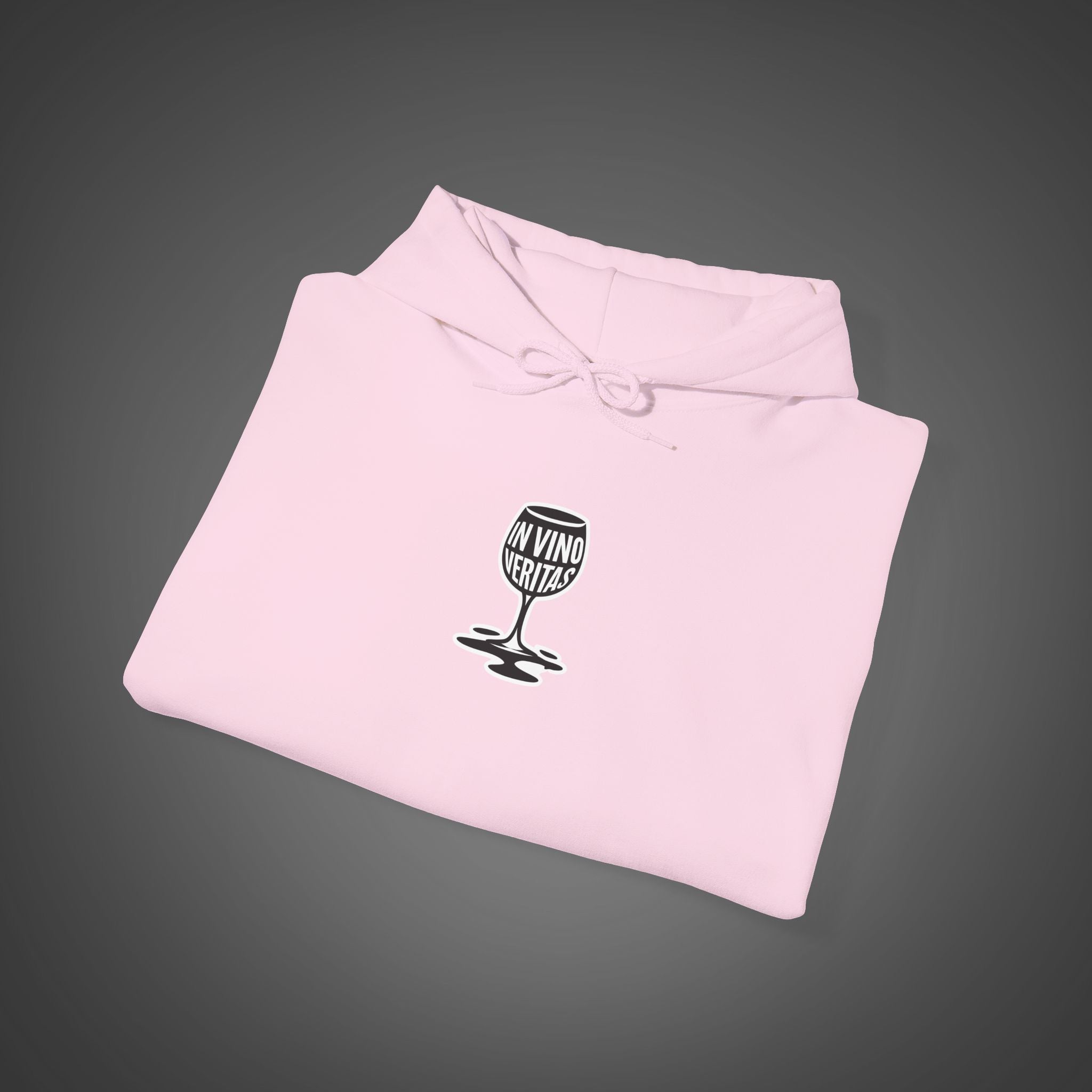 Women's "In vino veritas" - "In wine, truth" (Wine Glass) Hoodie
