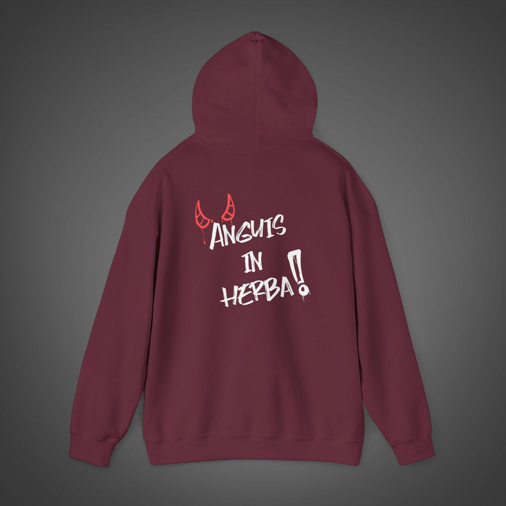 Men's "Anguis in herba" - "A snake in the grass"(hidden danger)  Hoodie