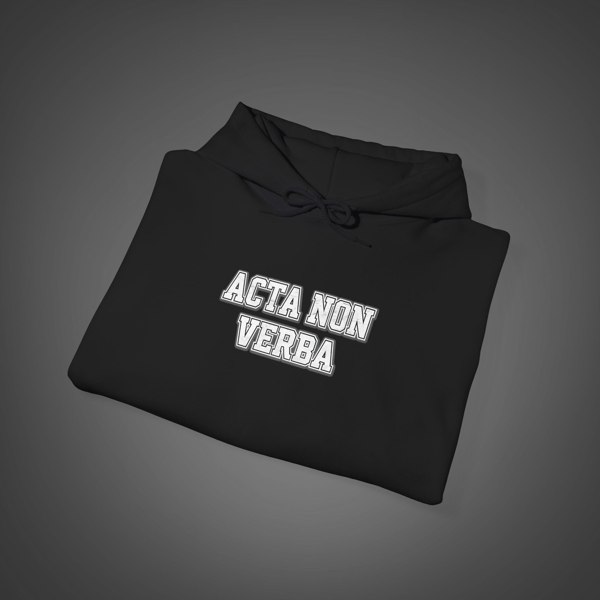 Women's "Acta non verba" - "Deeds, not words"  Hoodie