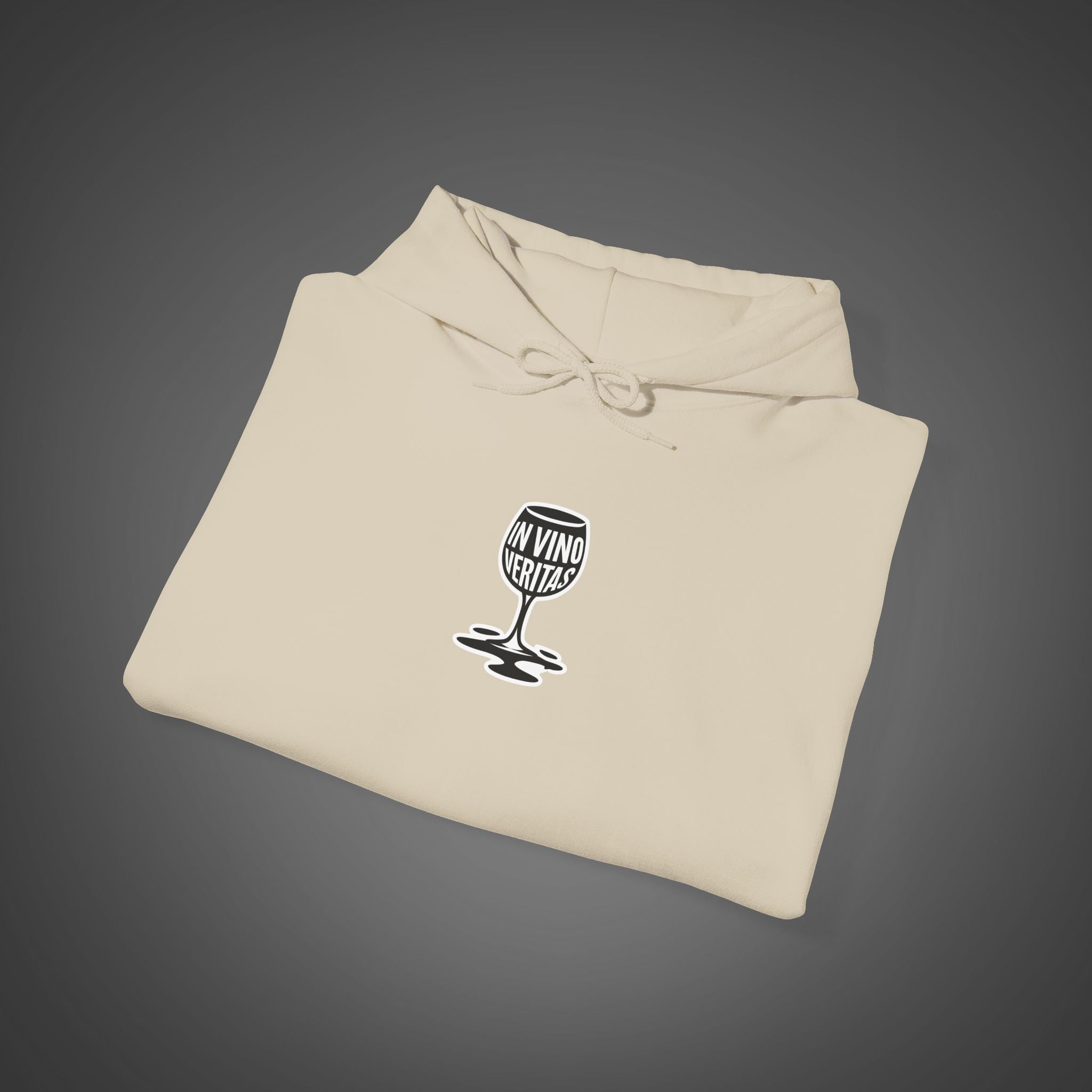 Women's "In vino veritas" - "In wine, truth" (Wine Glass) Hoodie