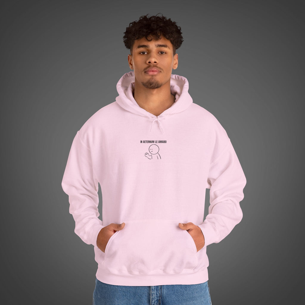 Men' s "In aeternum le amabo" - "I will love you forever" Hoodie