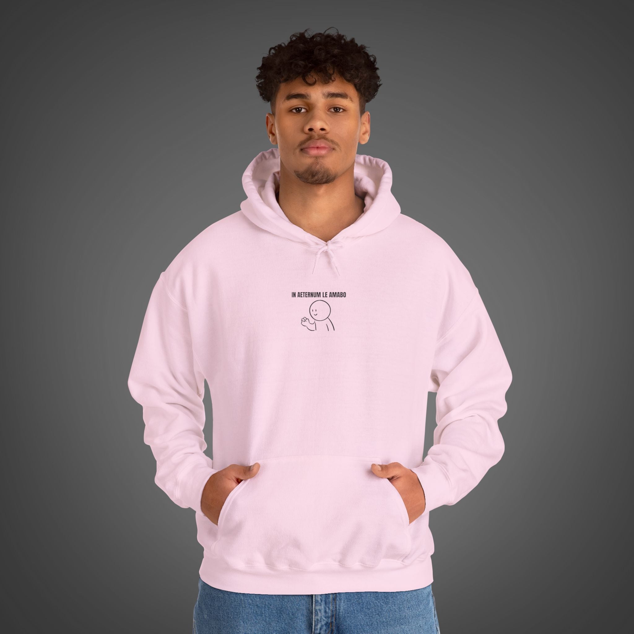 Men' s "In aeternum le amabo" - "I will love you forever" Hoodie