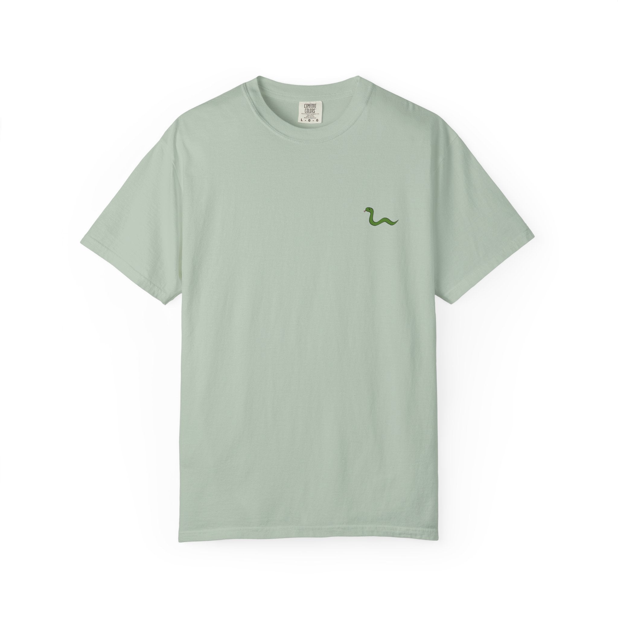 Women's "Anguis in herba" - "A snake in the grass"(hidden danger) T-shirt