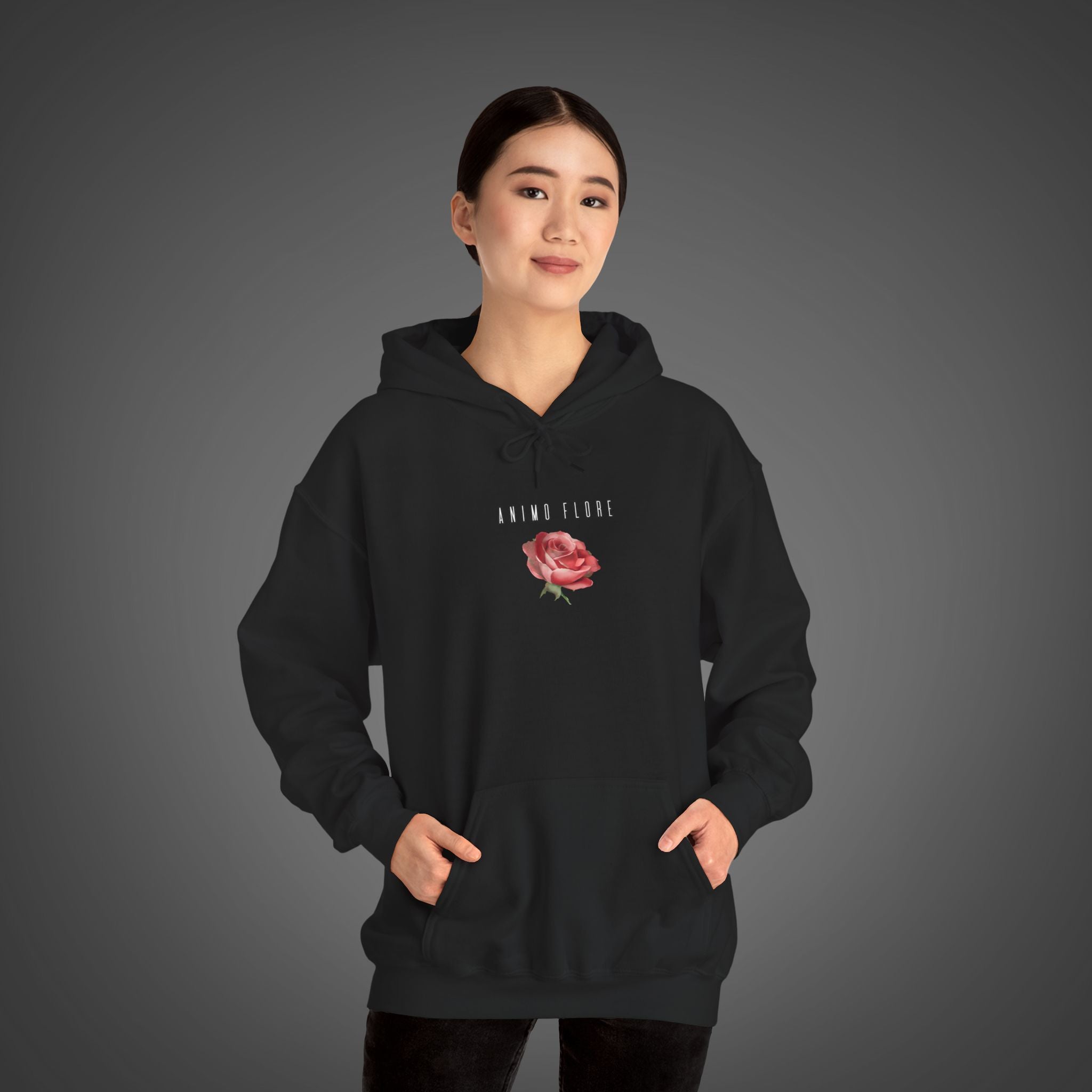 Women's "Animo flore" - "To bloom from within" Hoodie