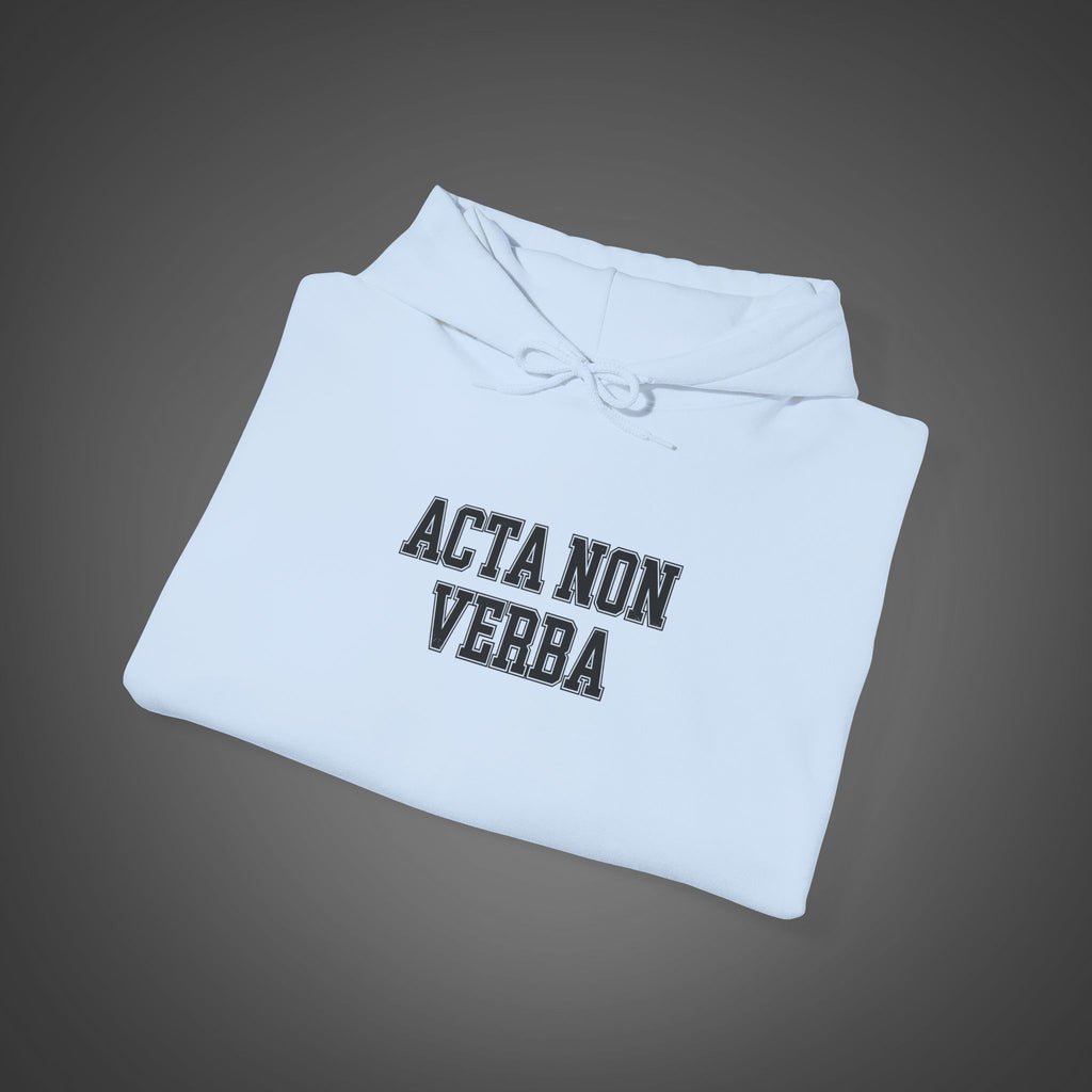 Women's "Acta non verba" - "Deeds, not words"  Hoodie