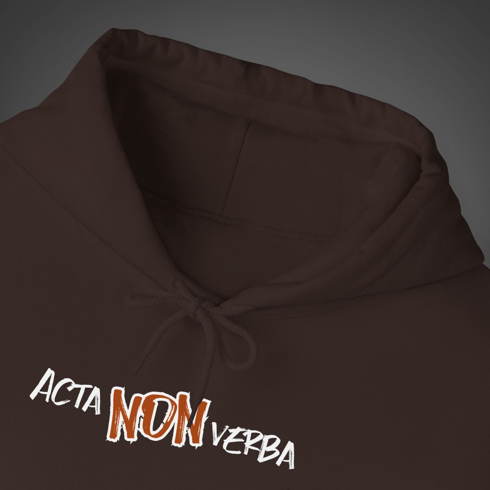 Men's "Acta non verba" - "Deeds, not words"  Hoodie