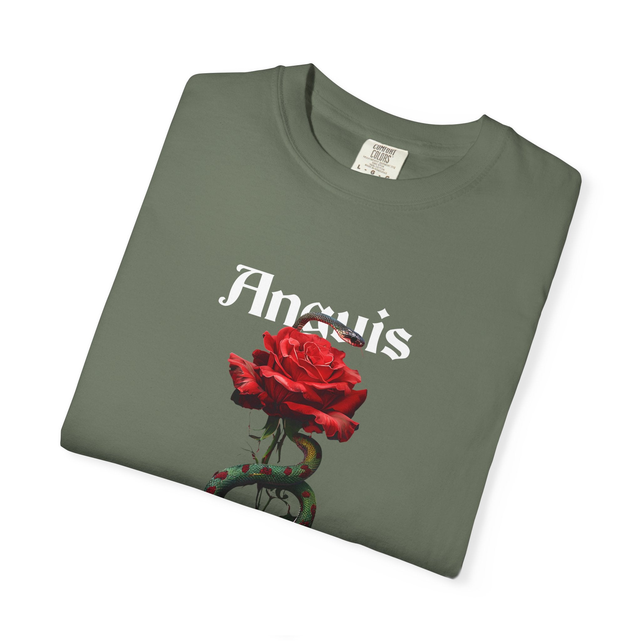 Men's Garment-Dyed "Anguis in herba" - "A snake in the grass" T-Shirt