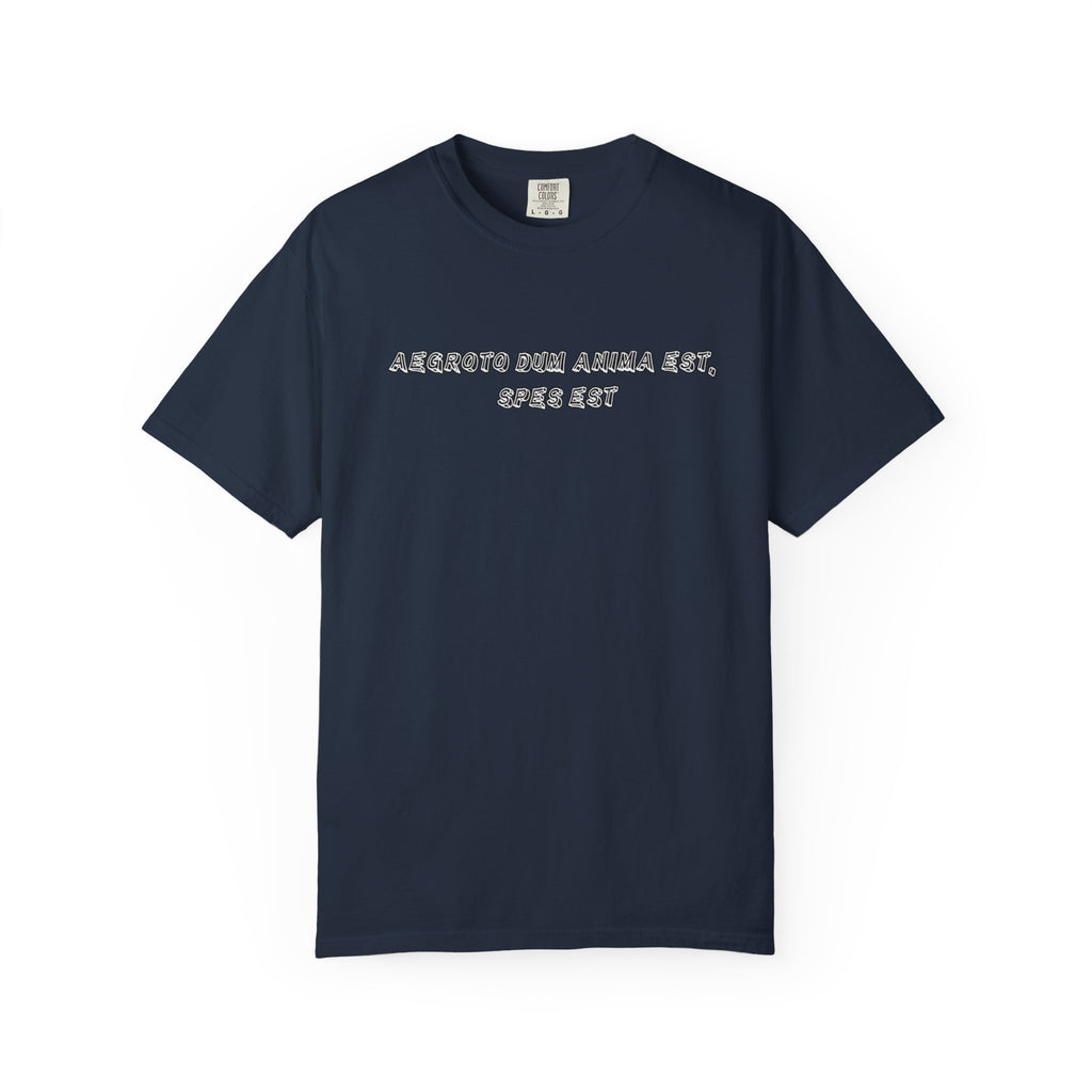 Men's "Aegroto dum anima est, spes est" - "While there’s life, there’s hope " T-Shirt