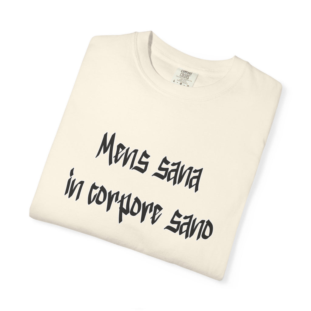 Men's "Mens sana in corpore sano" - "A healthy mind in a healthy body" T-shirt