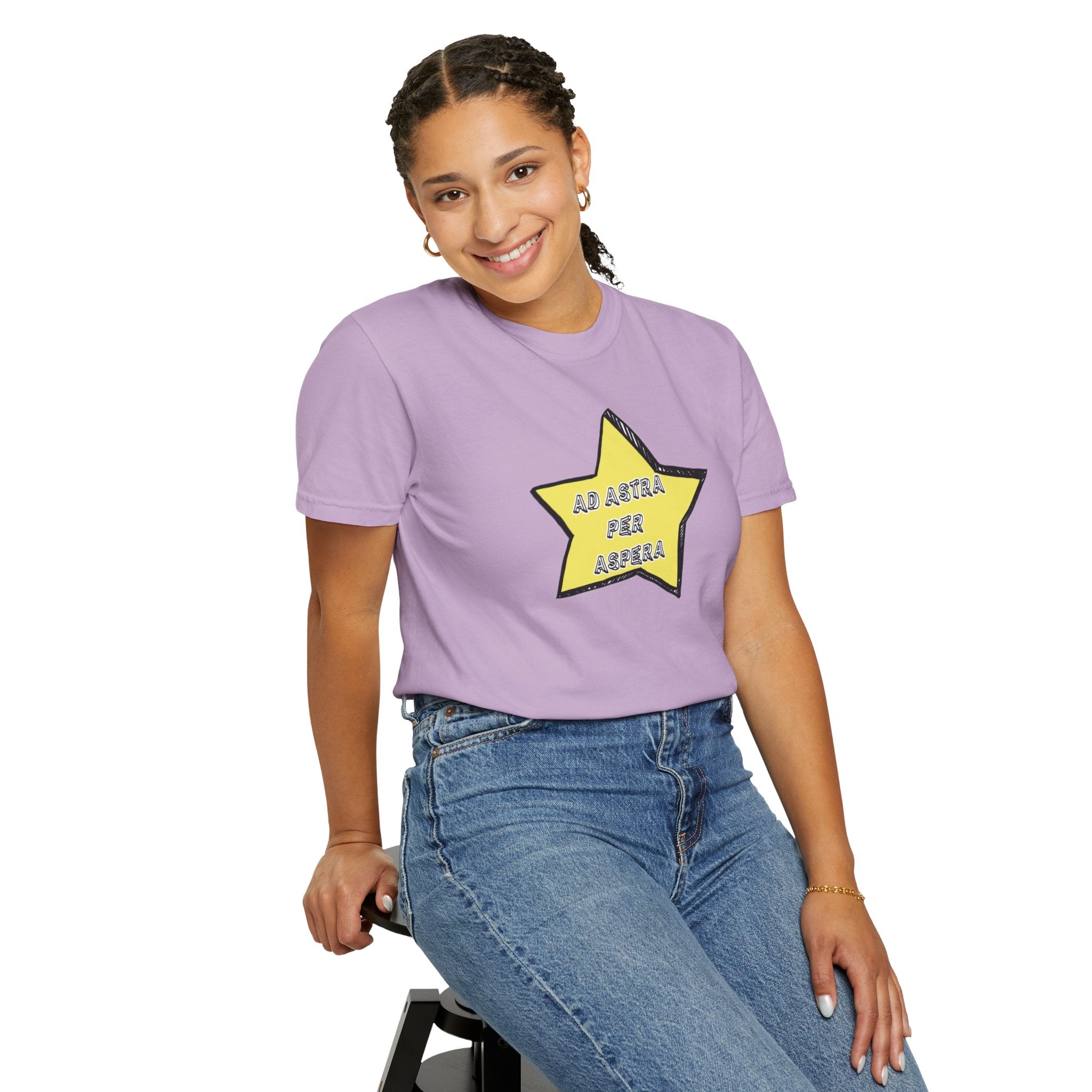 Women's "Ad astra per aspera" - "To the stars through difficulties" T-Shirt