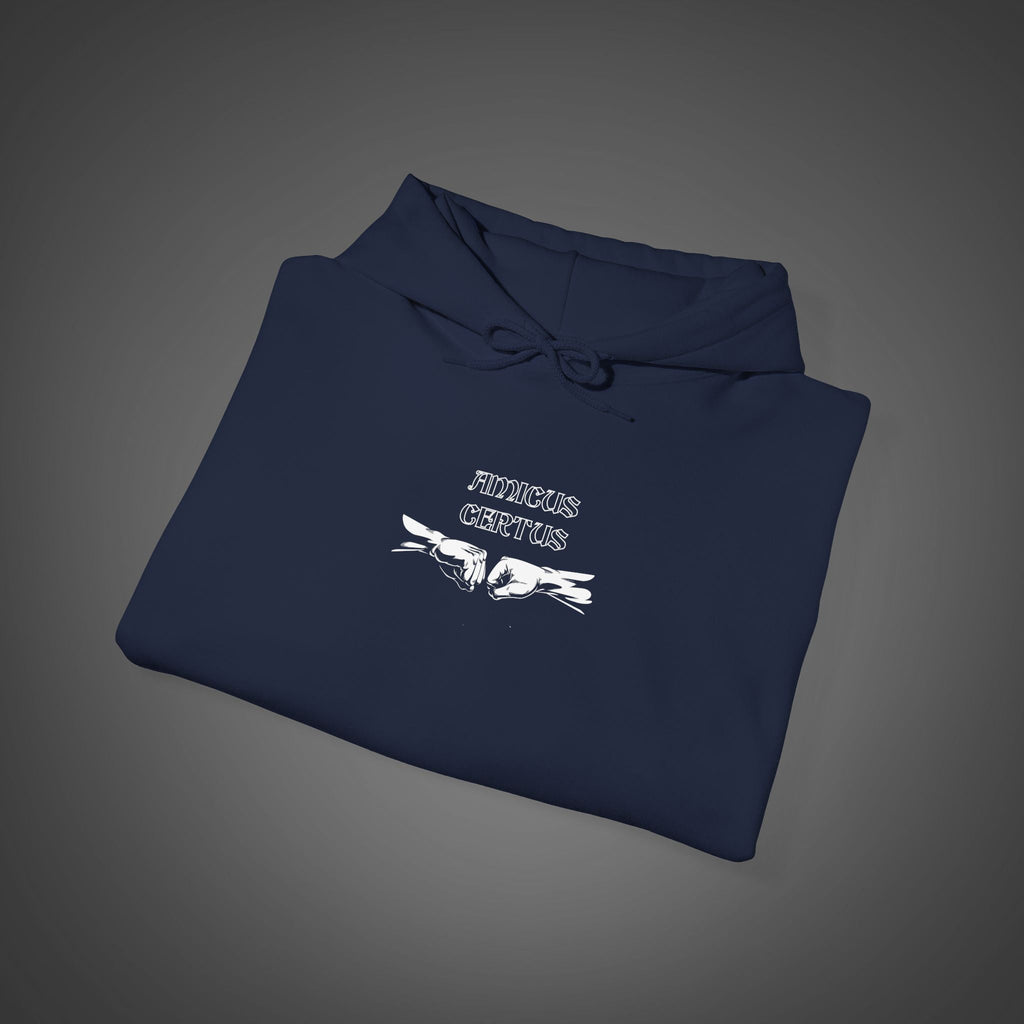 Men's "Amicus certus in re incerta cernitur - "A true friend is known in time of need" Hoodie