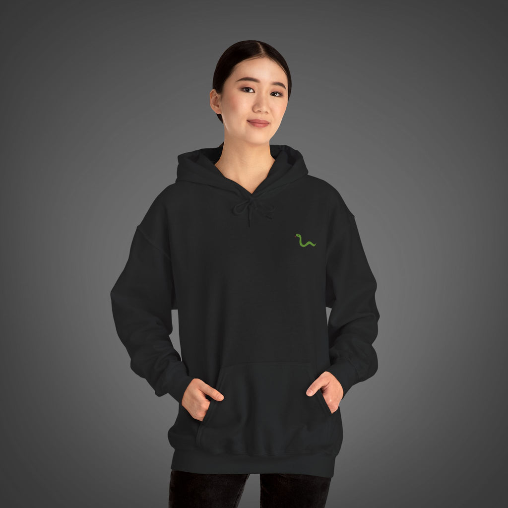 Women's "Anguis in herba" - "A snake in the grass"(hidden danger)  Hoodie
