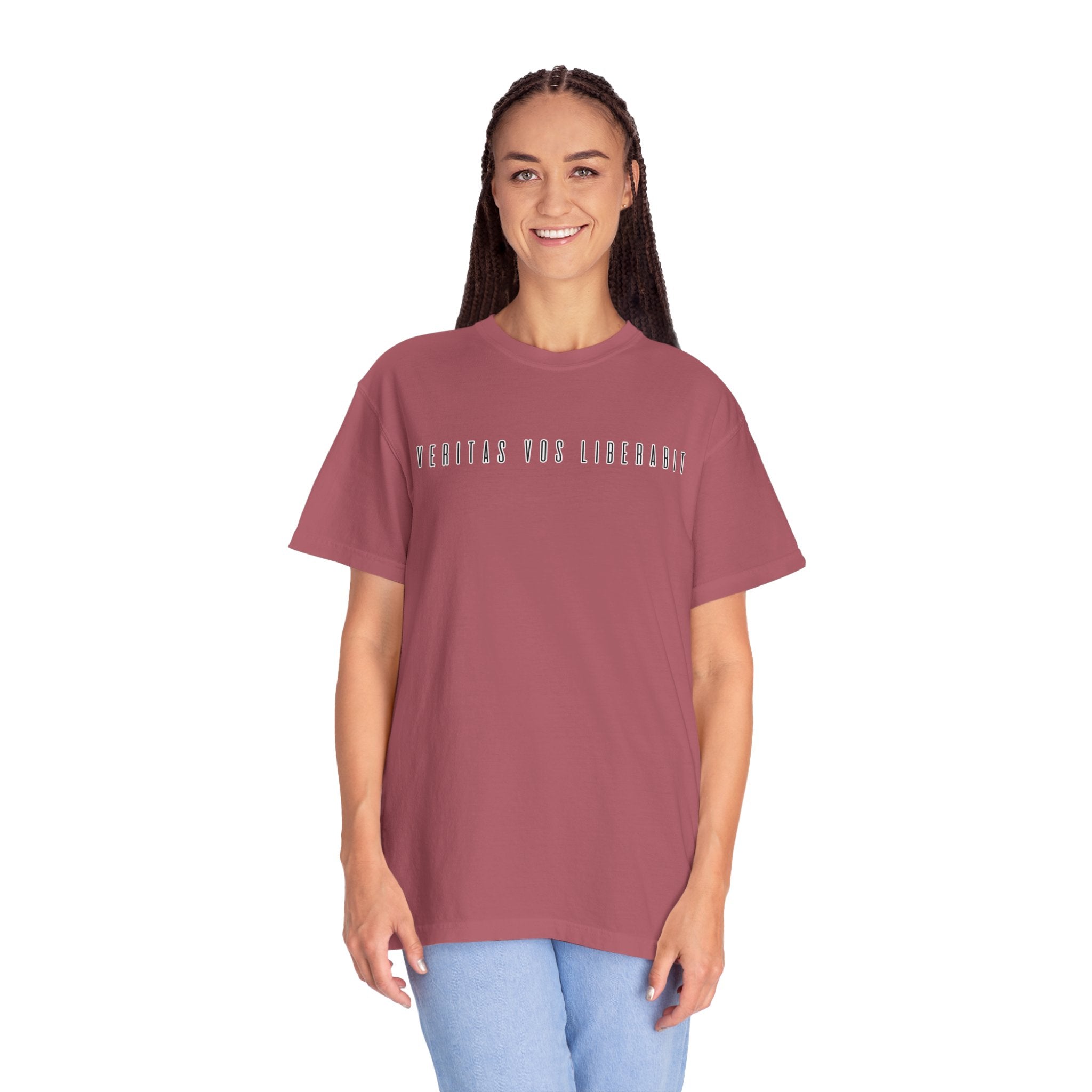 Women's "Veritas vos liberabit" - "The truth will set you free" T-shirt
