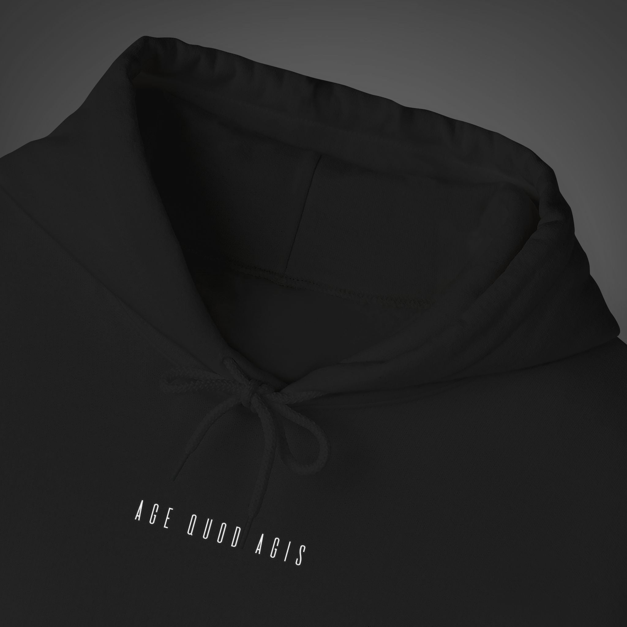 Men's "Age quod agis" - " Do what you are doing" (be present) Hoodie