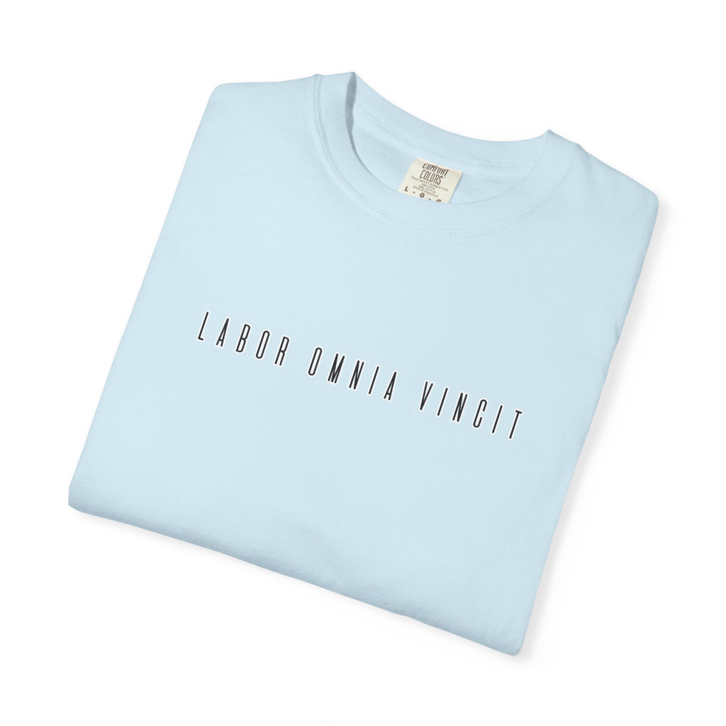 Women's T-Shirt "Labor omnia vincit" - "Work conquers all"