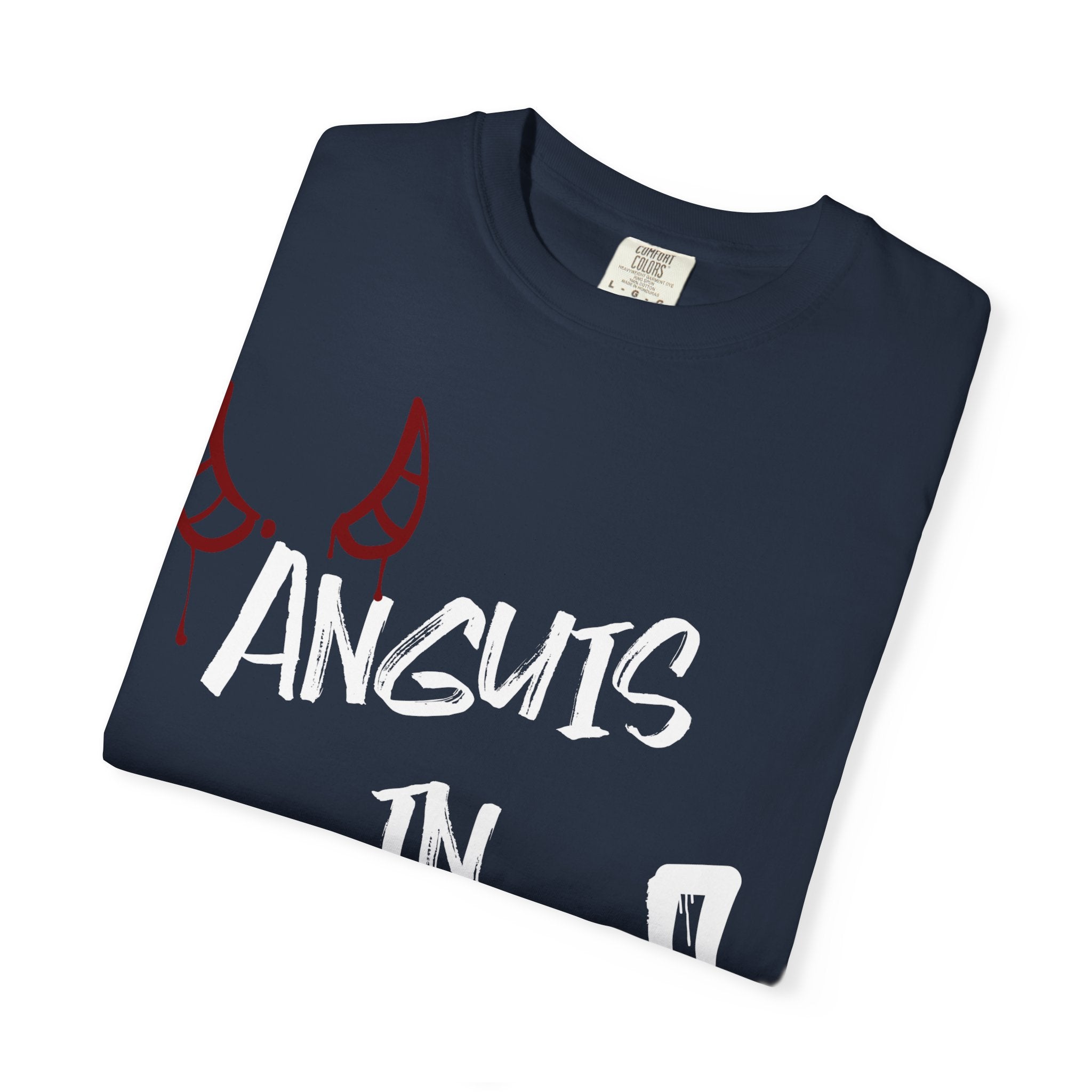 Men “Anguis in herba” – “A snake in the grass” (hidden danger) T-Shirt
