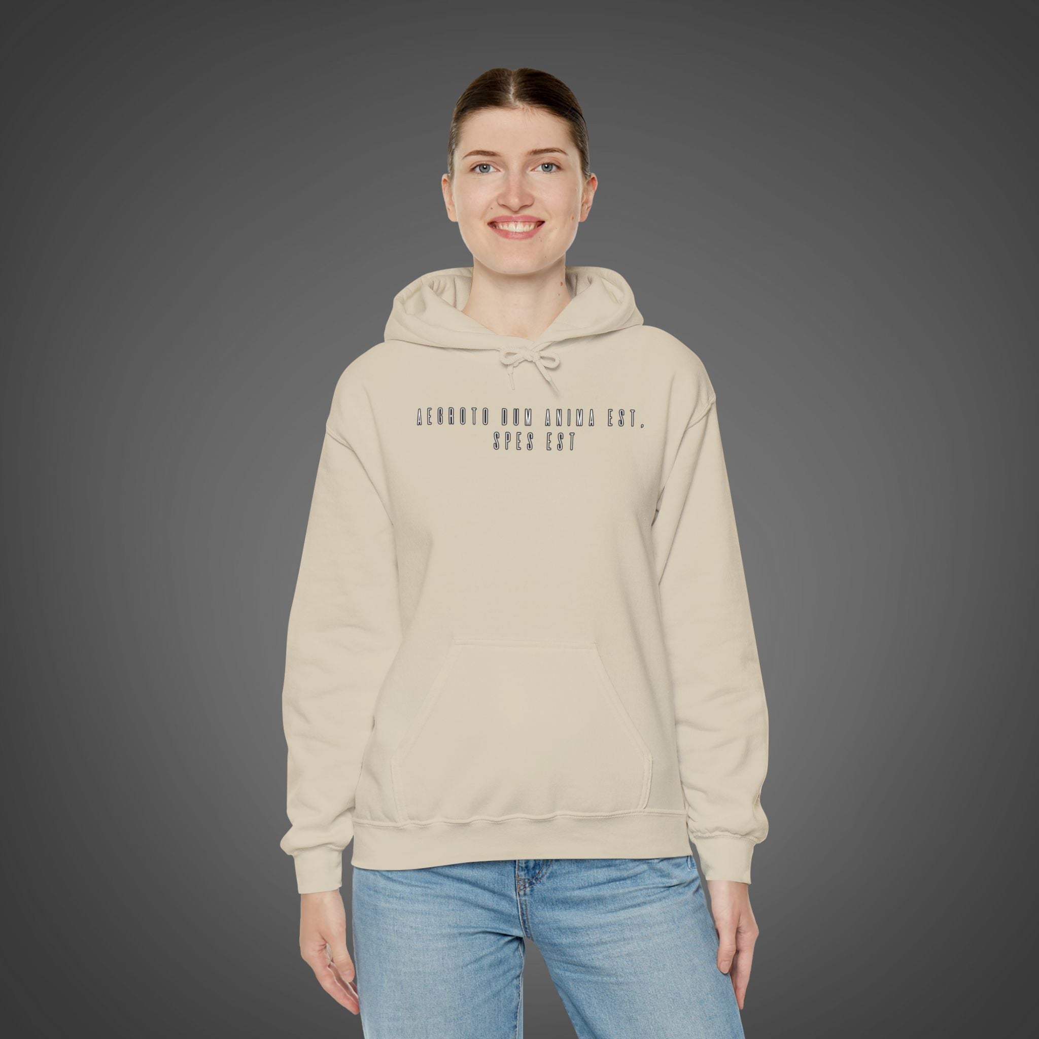 Women's "Aegroto dum anima est, spes est" - "While there’s life, there’s hope " Hoodie