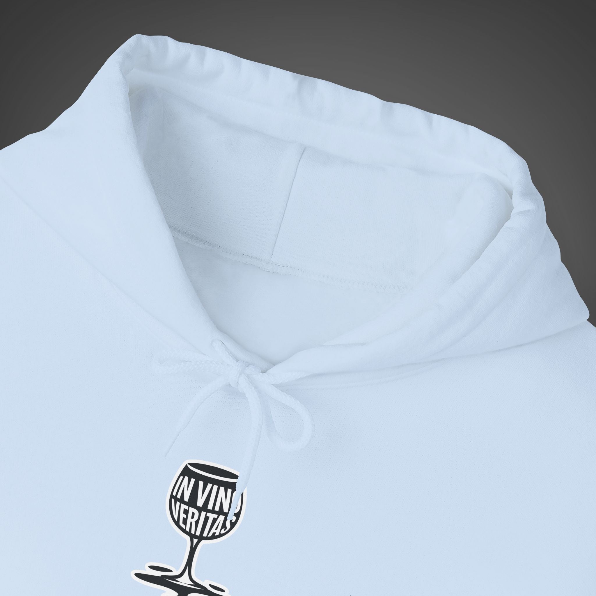 Women's "In vino veritas" - "In wine, truth" (Wine Glass) Hoodie