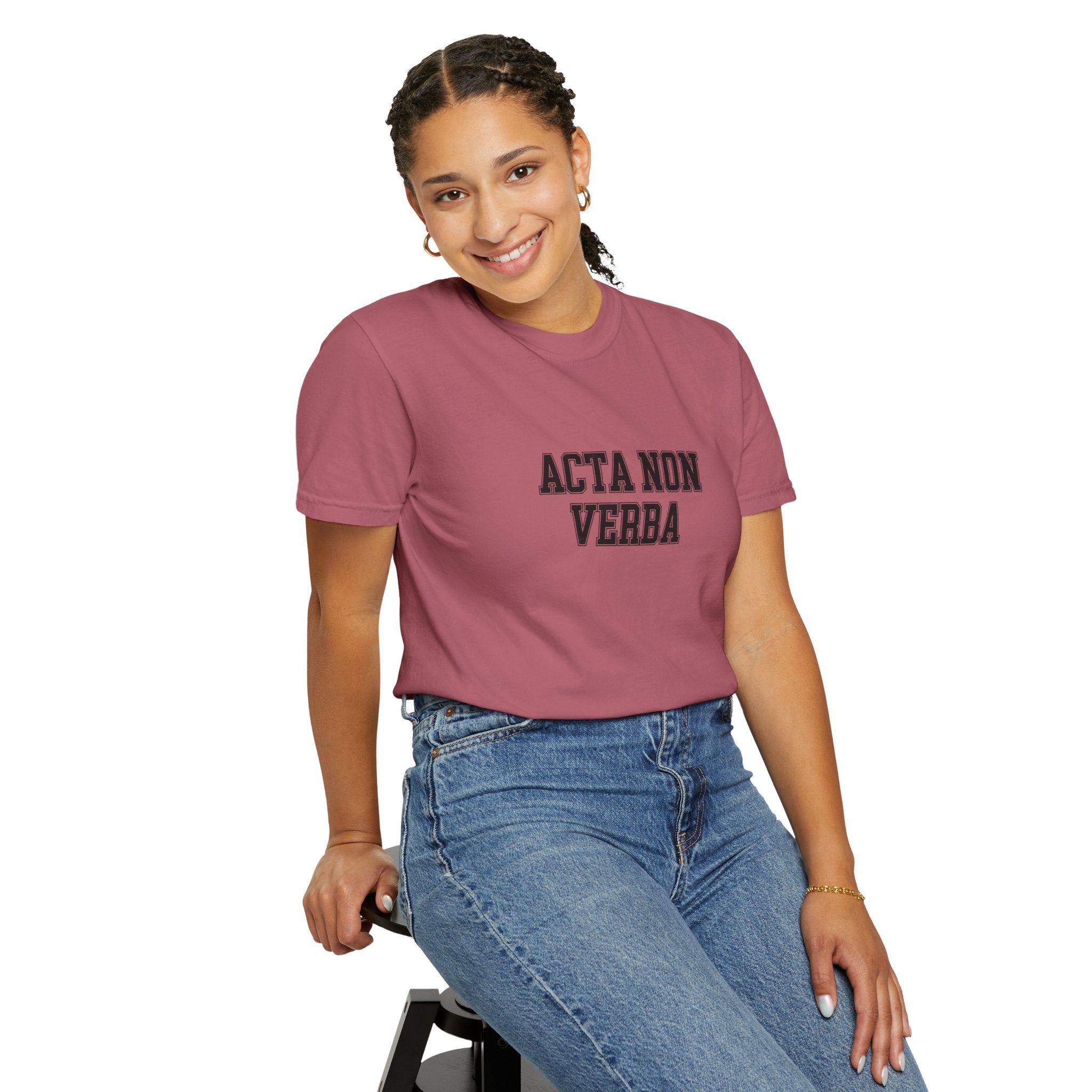 Women's "Acta non verba" - "Deeds, not words" T-Shirt