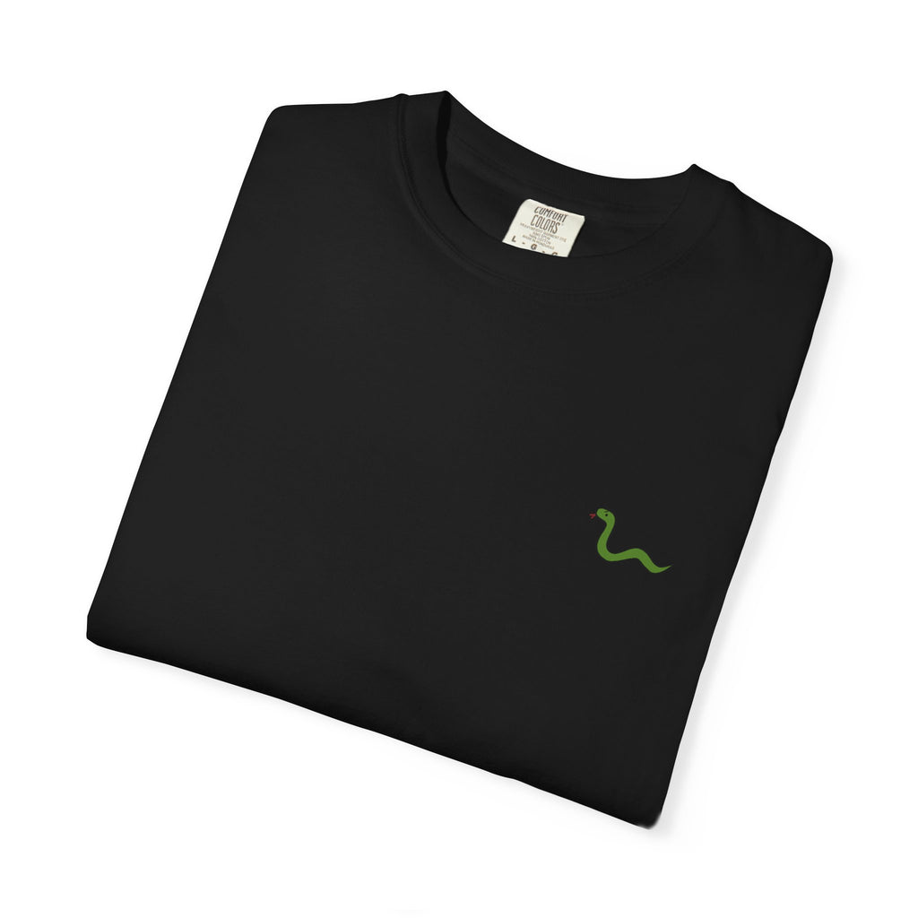Women's "Anguis in herba" - "A snake in the grass"(hidden danger) T-shirt