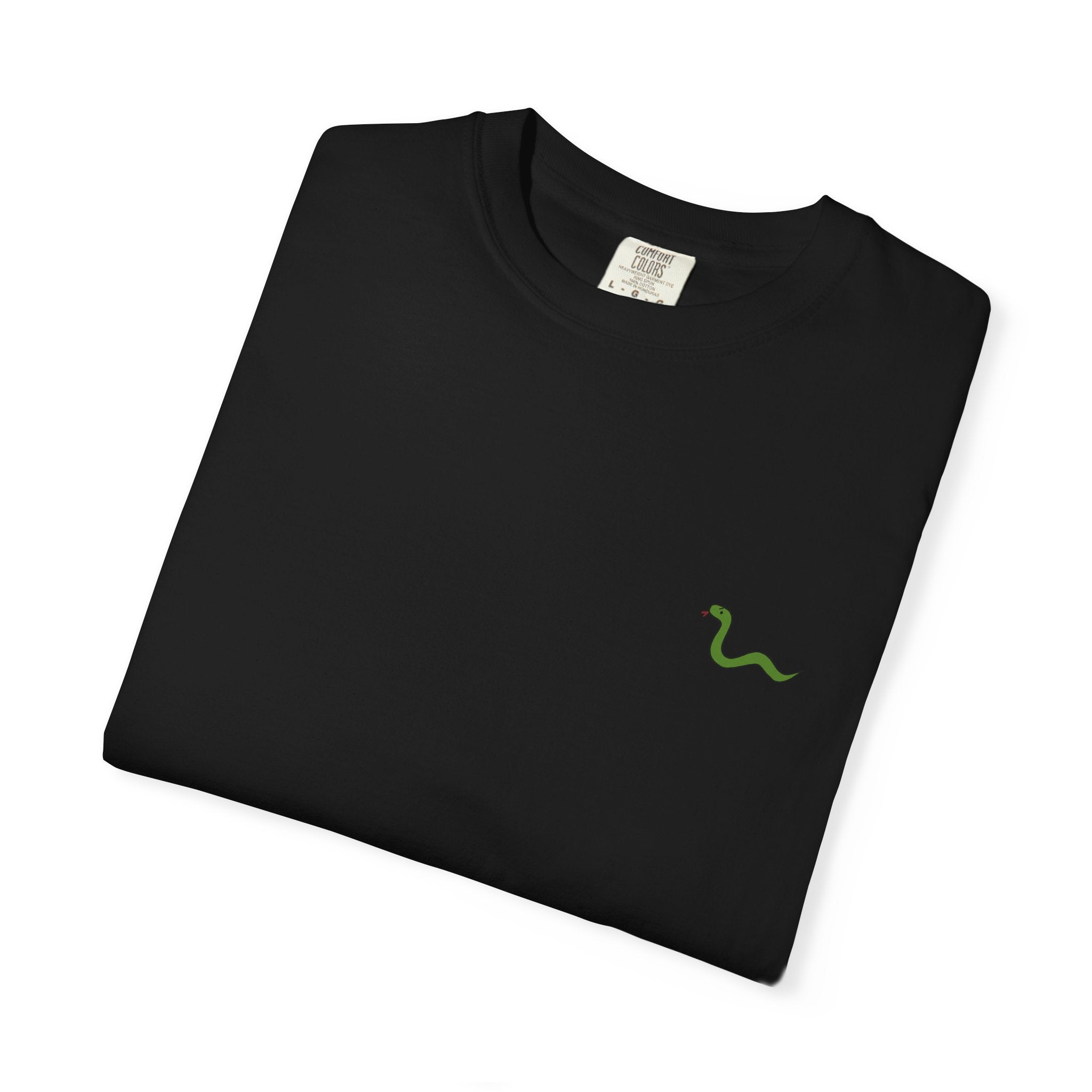 Women's "Anguis in herba" - "A snake in the grass"(hidden danger) T-shirt