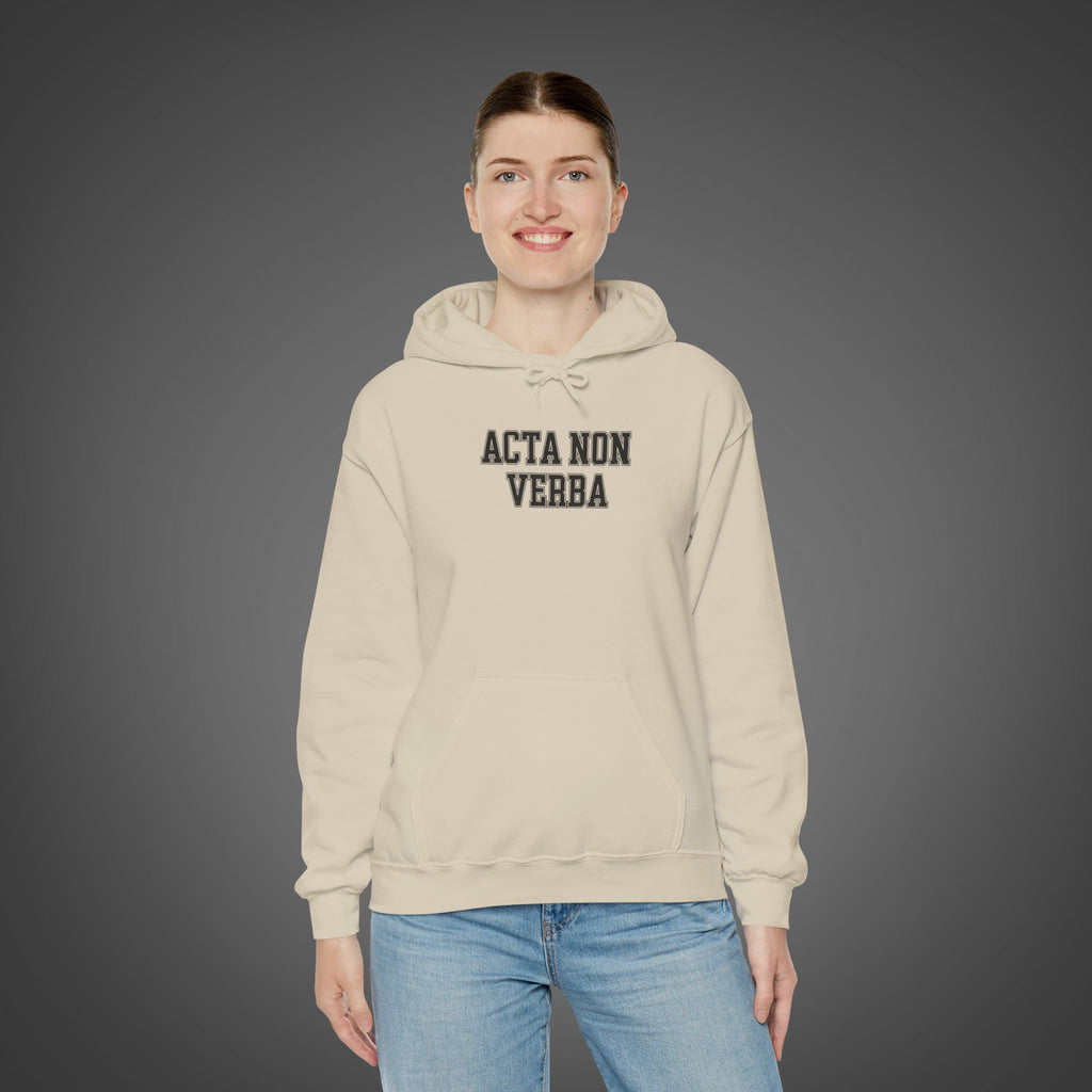 Women's "Acta non verba" - "Deeds, not words"  Hoodie