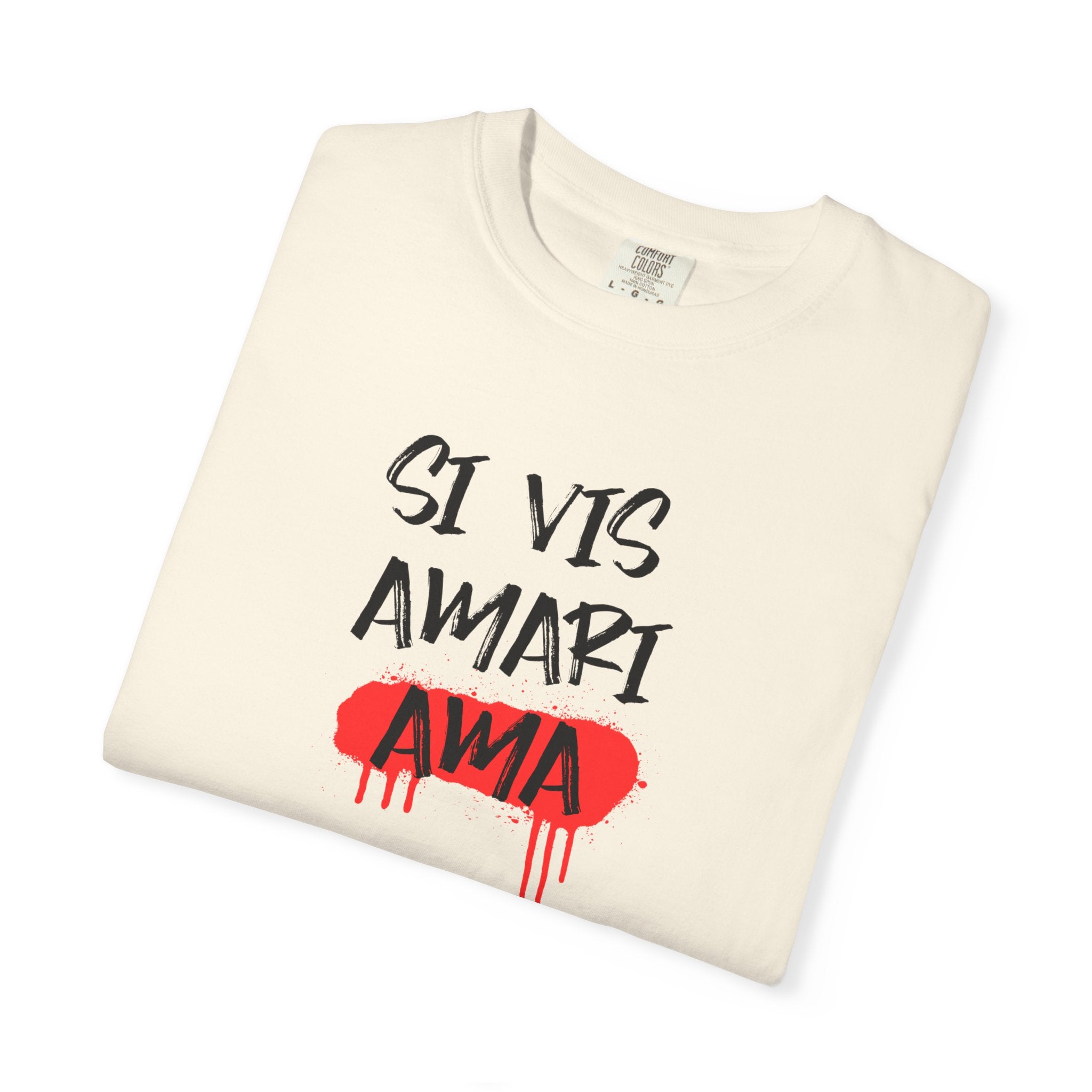 Men's "Si vis amari, ama" - "If you want to be loved, love" T-shirt