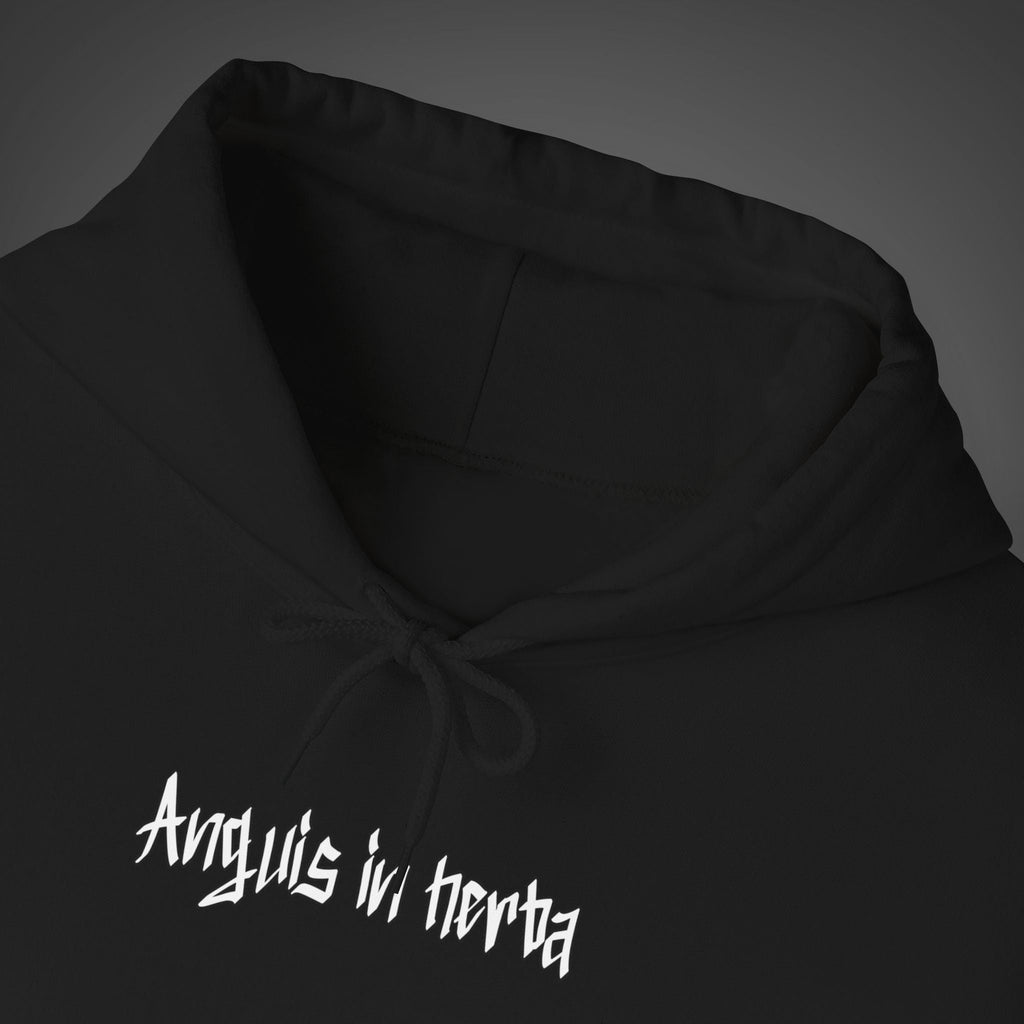 Men's "Anguis in herba" - "A snake in the grass"(hidden danger)  Hoodie