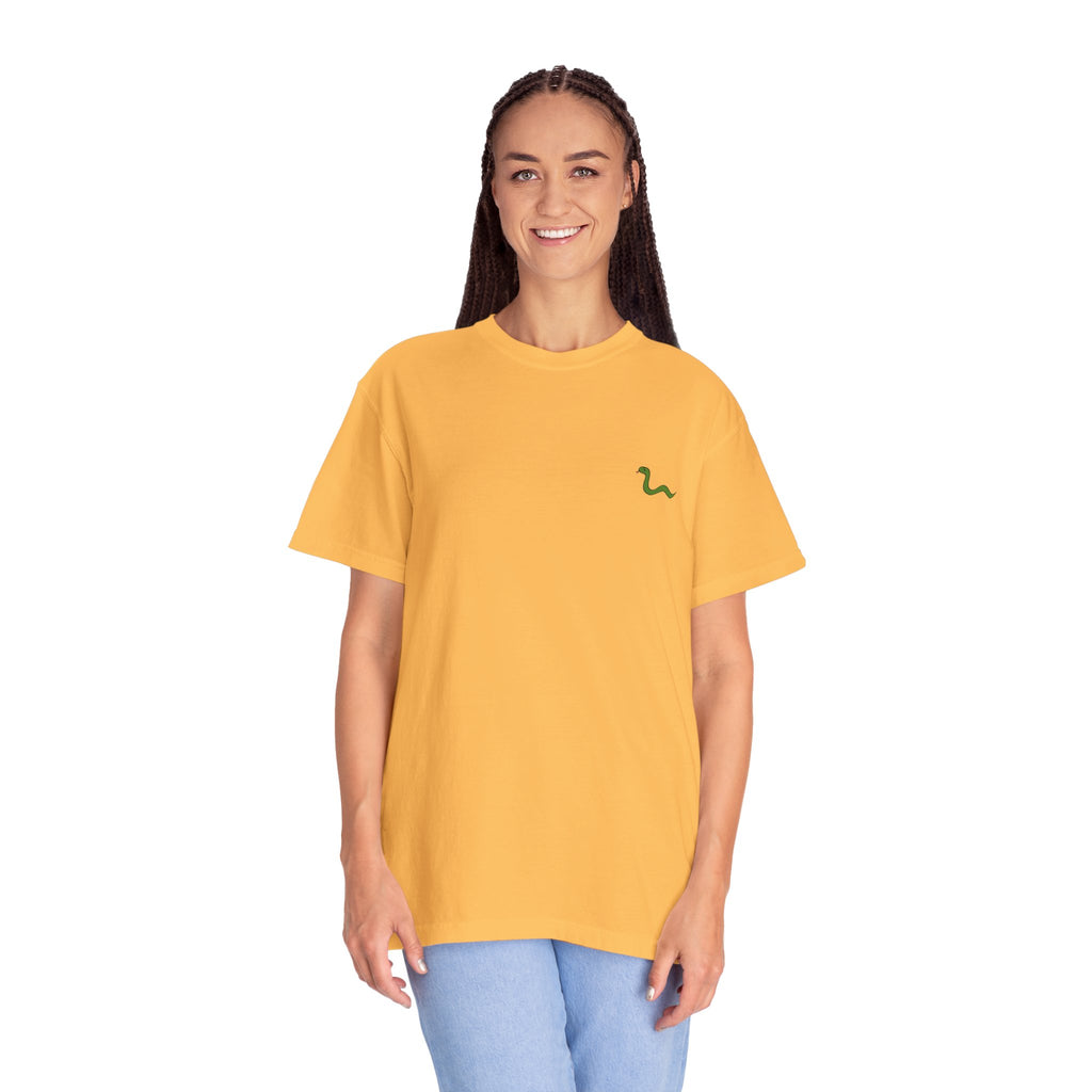 Women's "Anguis in herba" - "A snake in the grass"(hidden danger) T-shirt