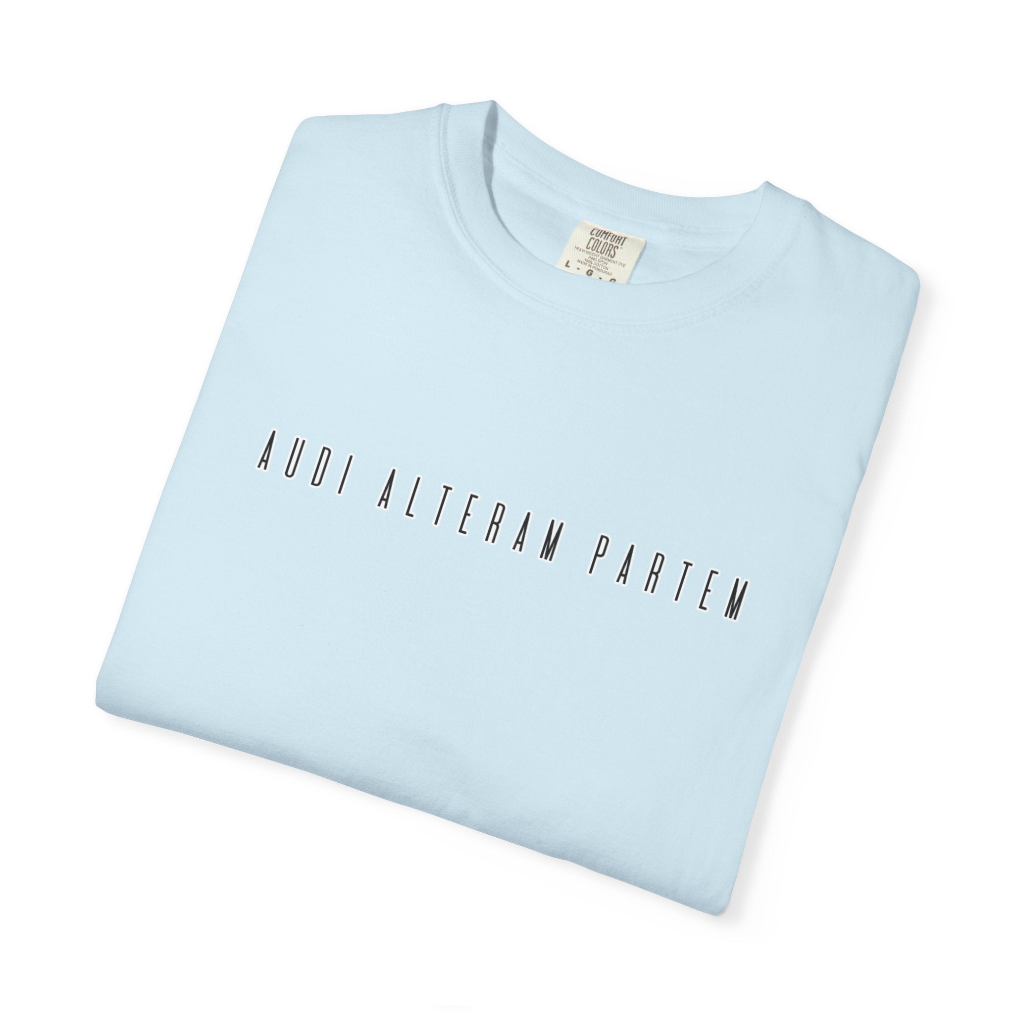 Women's "Audi alteram partem" - "Hear the other side" T-shirt