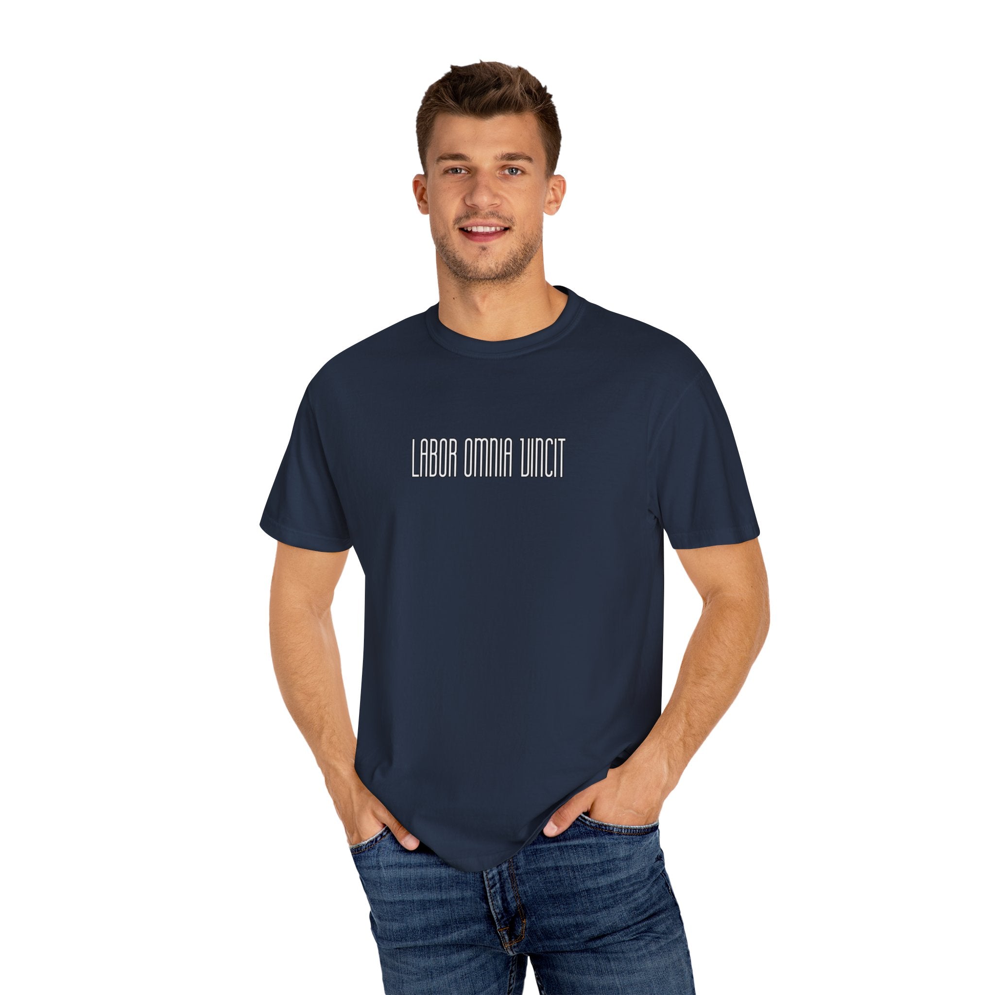 Men's "Labor Omnia Vincit " - "Work conquers all" T-shirt