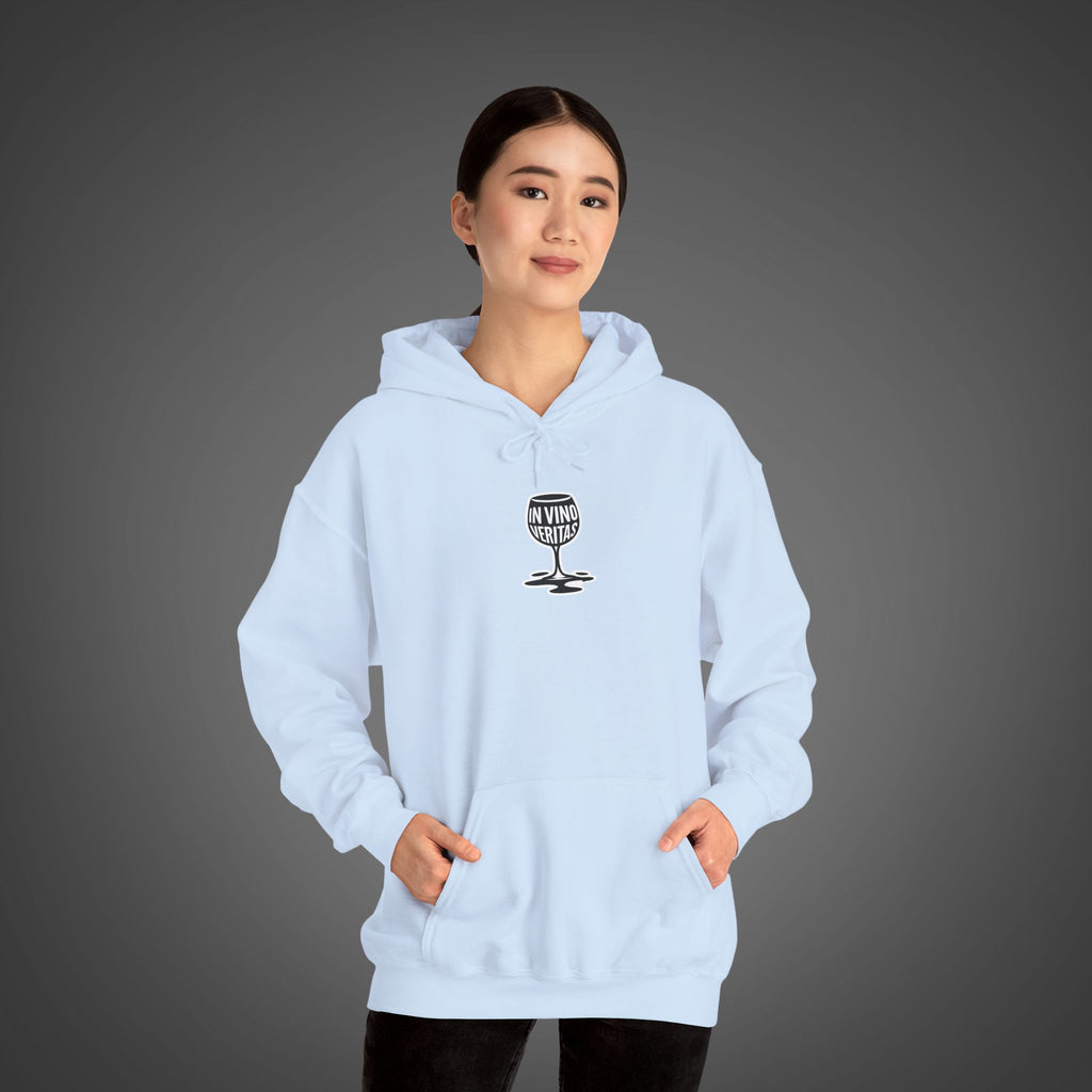 Women's "In vino veritas" - "In wine, truth" (Wine Glass) Hoodie