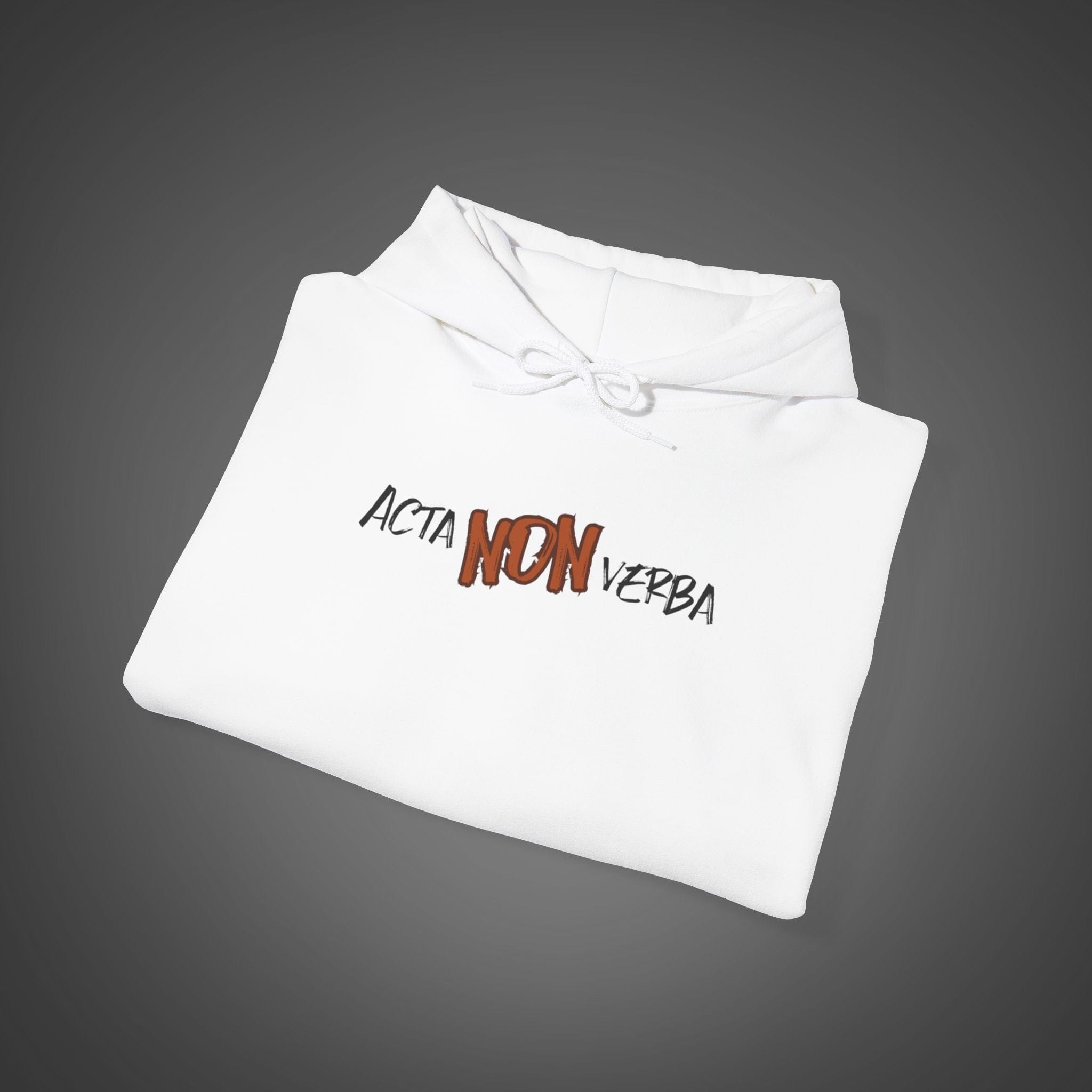 Men's "Acta non verba" - "Deeds, not words"  Hoodie