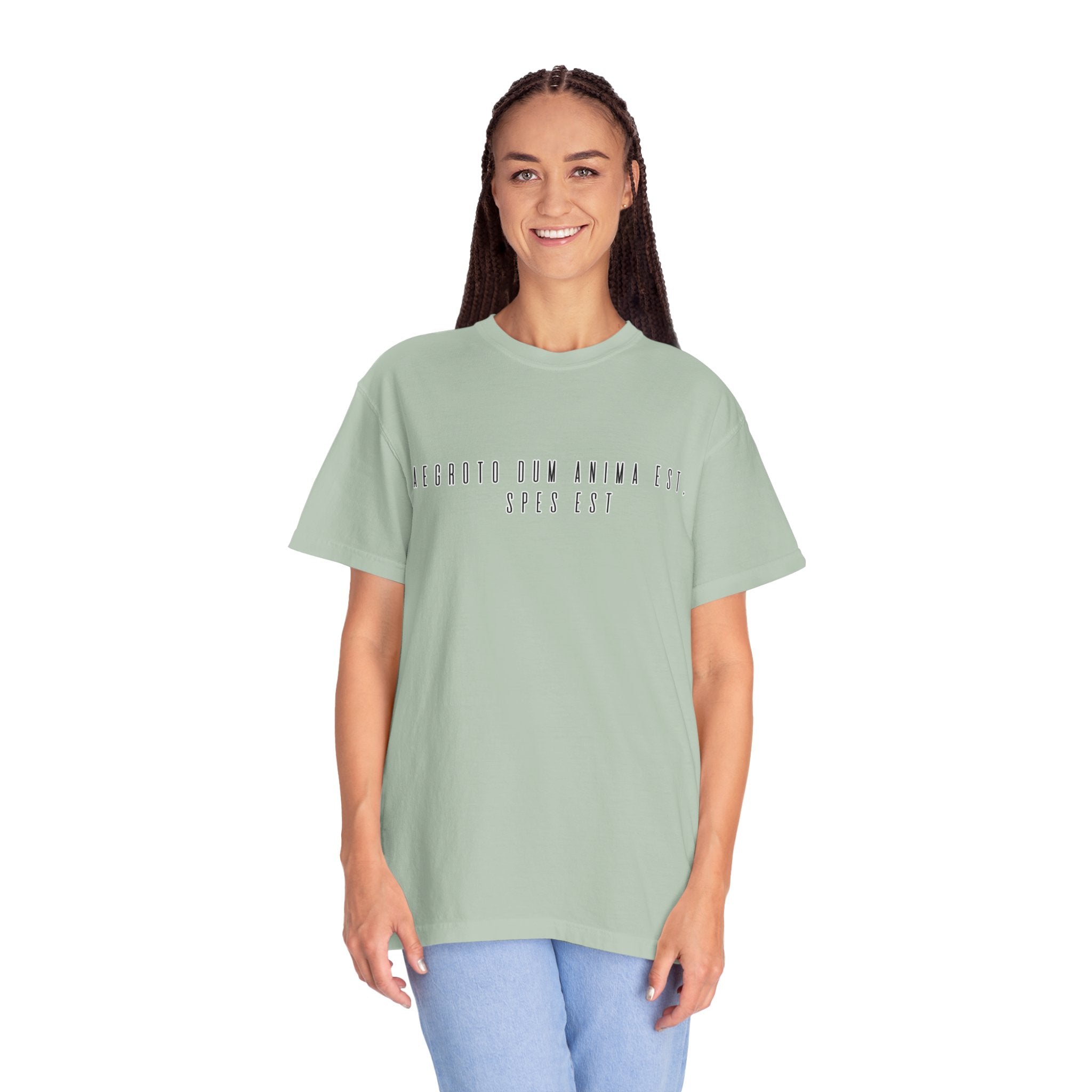 Women's "Aegroto dum anima est, spes est" - "While there’s life, there’s hope " T-Shirt