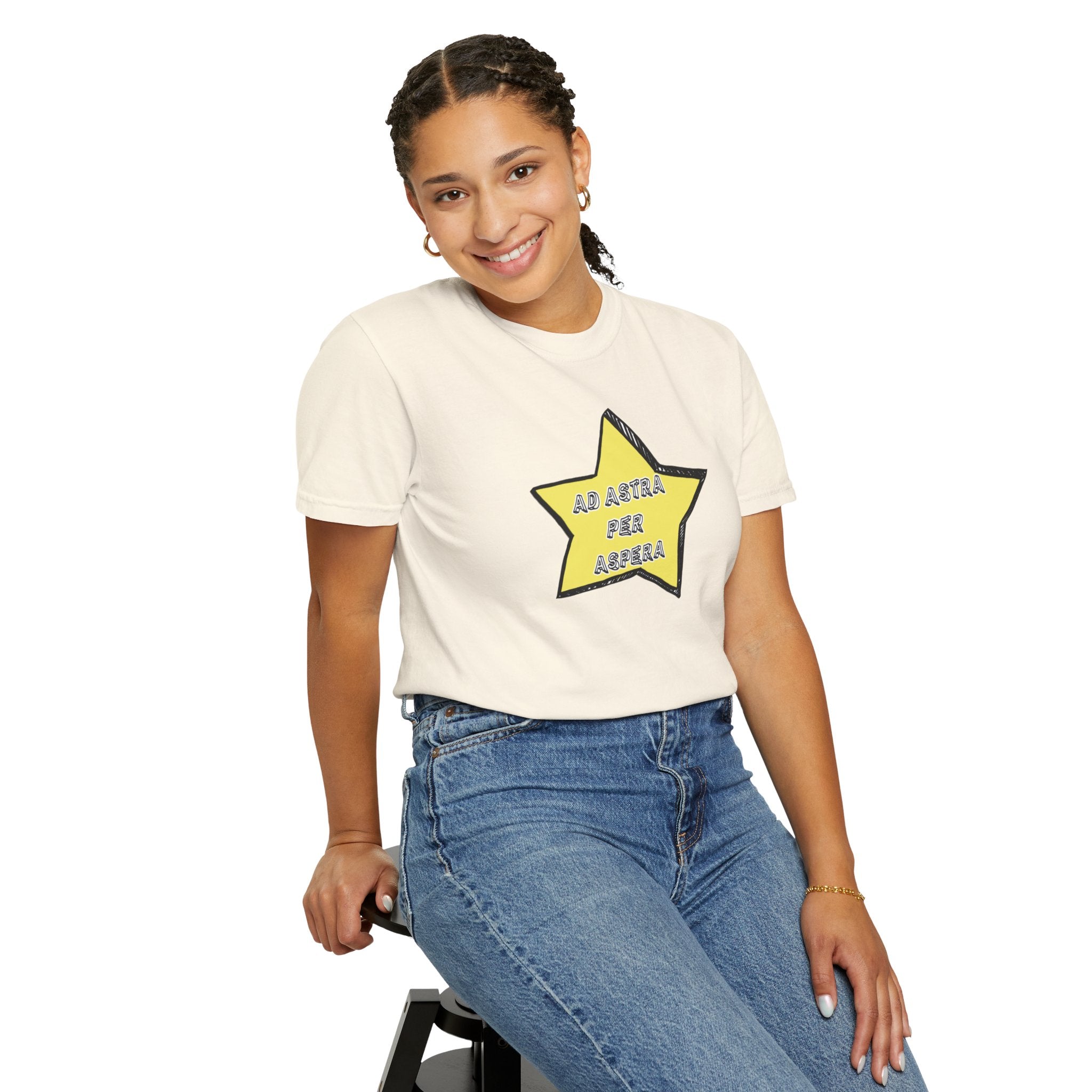Women's "Ad astra per aspera" - "To the stars through difficulties" T-Shirt