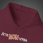Men's "Acta non verba" - "Deeds, not words"  Hoodie