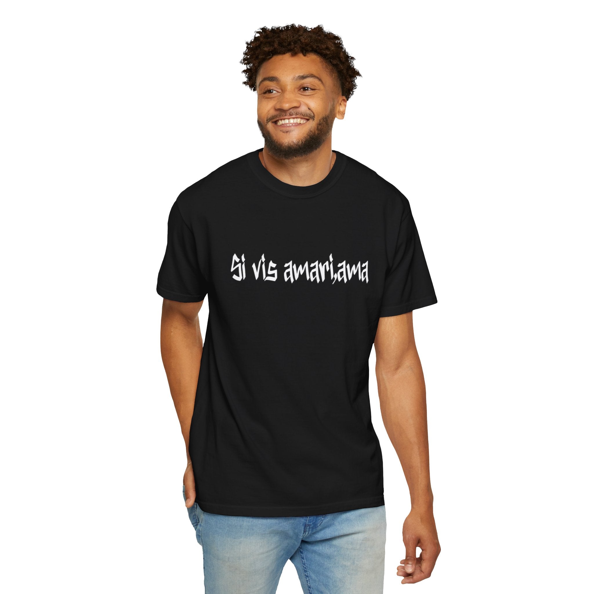 Men's "Si vis amari, ama" - "If you want to be loved, love" T-shirt