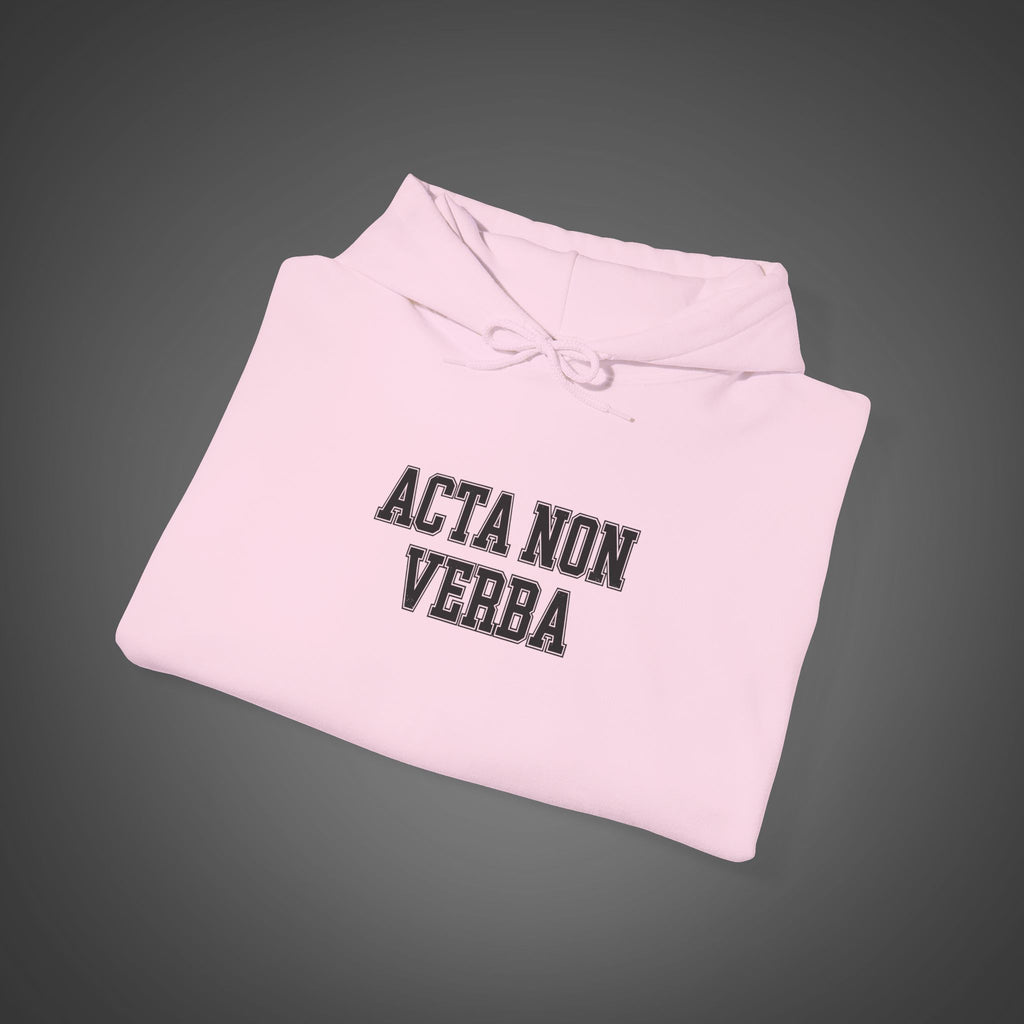 Women's "Acta non verba" - "Deeds, not words"  Hoodie
