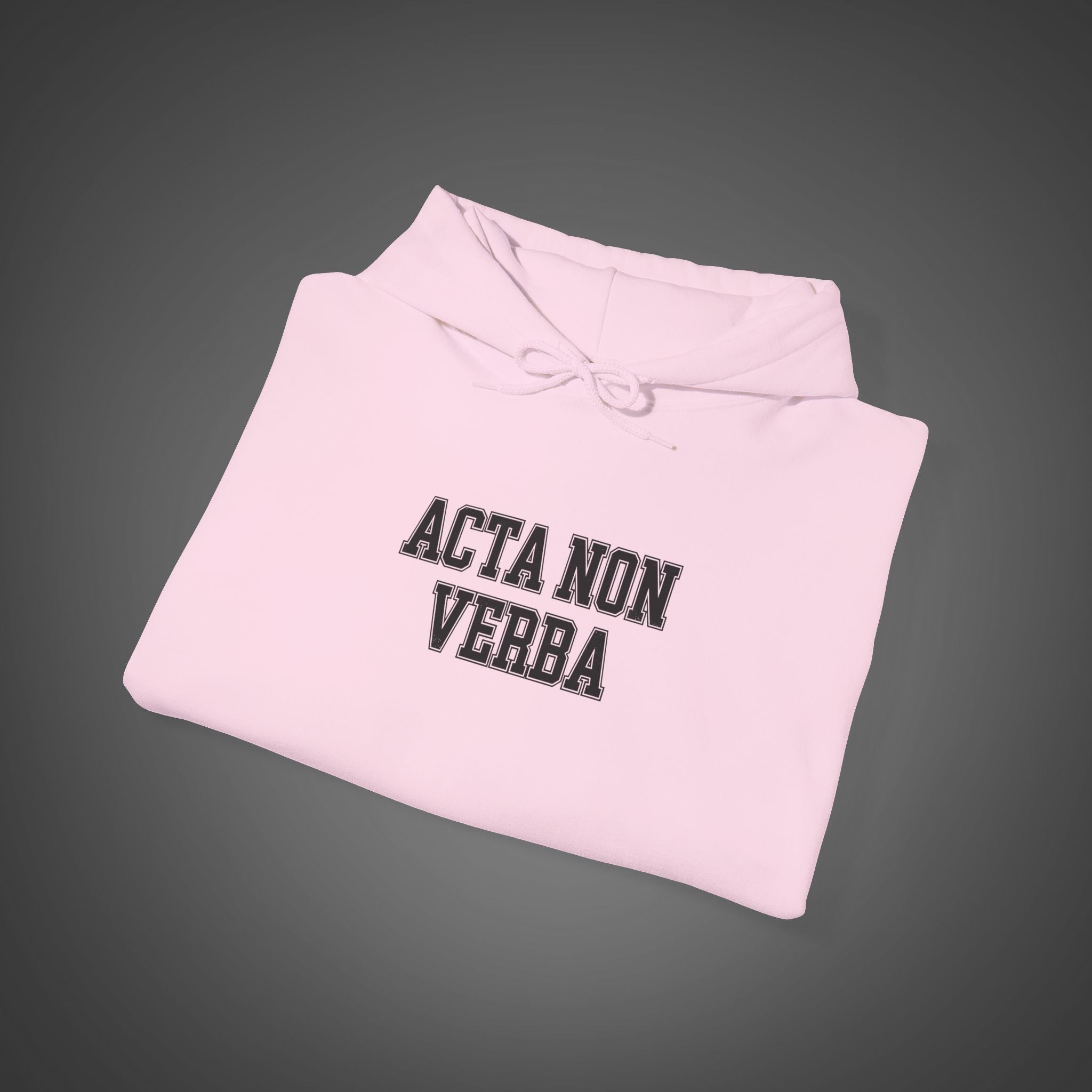 Women's "Acta non verba" - "Deeds, not words"  Hoodie