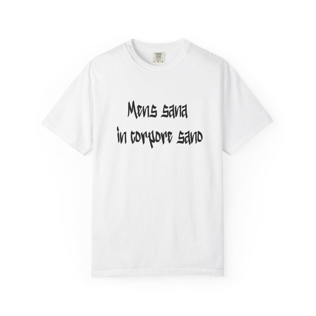 Men's "Mens sana in corpore sano" - "A healthy mind in a healthy body" T-shirt