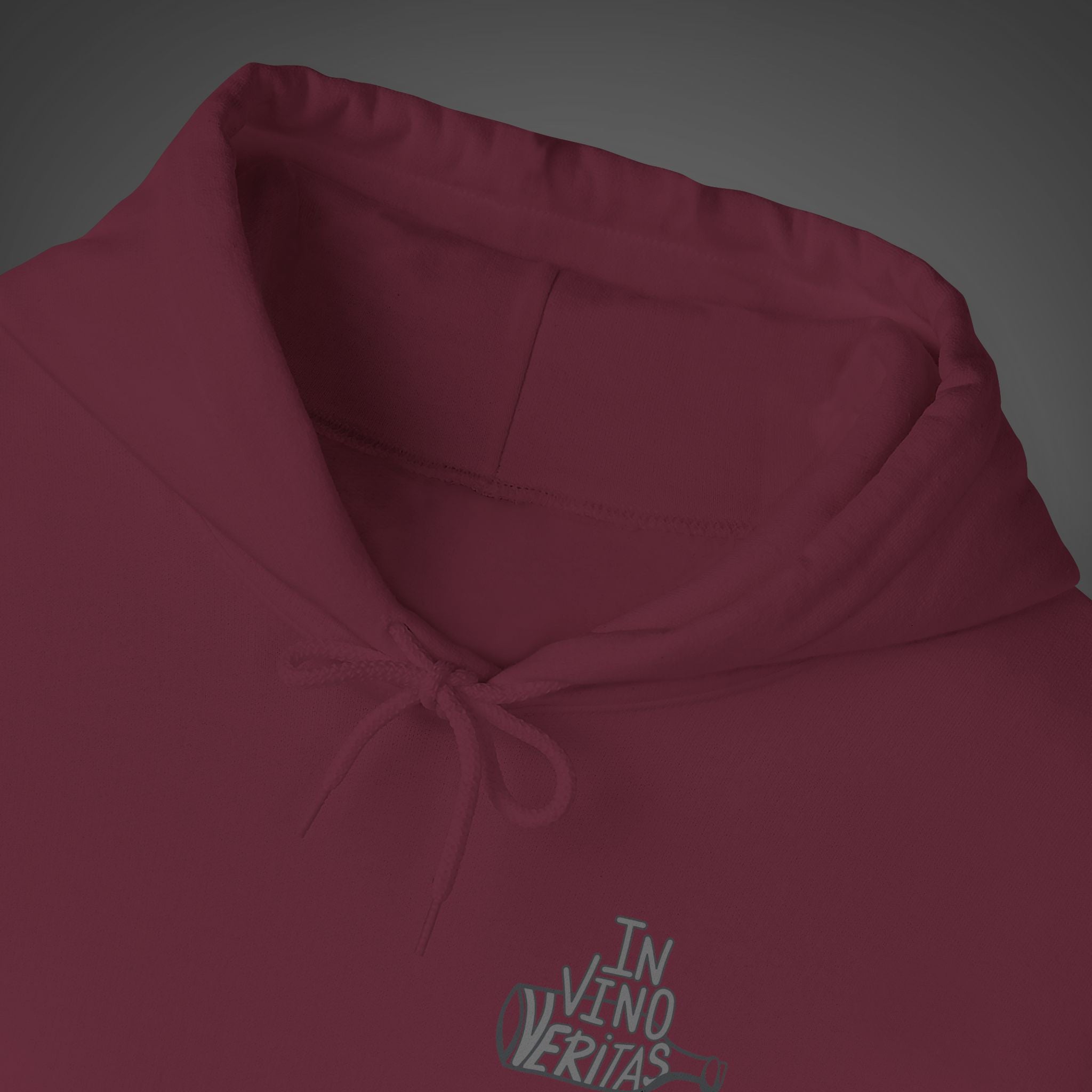 Men's "In vino veritas" - "In wine, truth" Hoodie