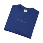 Men's "Ab initio deficit, ab initio vincit" -“From the beginning it fails, from the beginning it triumphs.” T-shirt