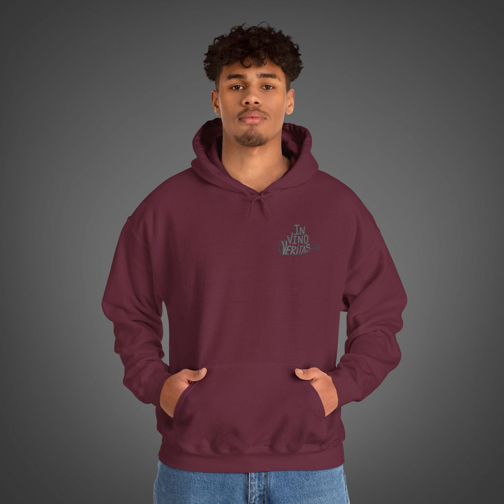 Men's "In vino veritas" - "In wine, truth" Hoodie