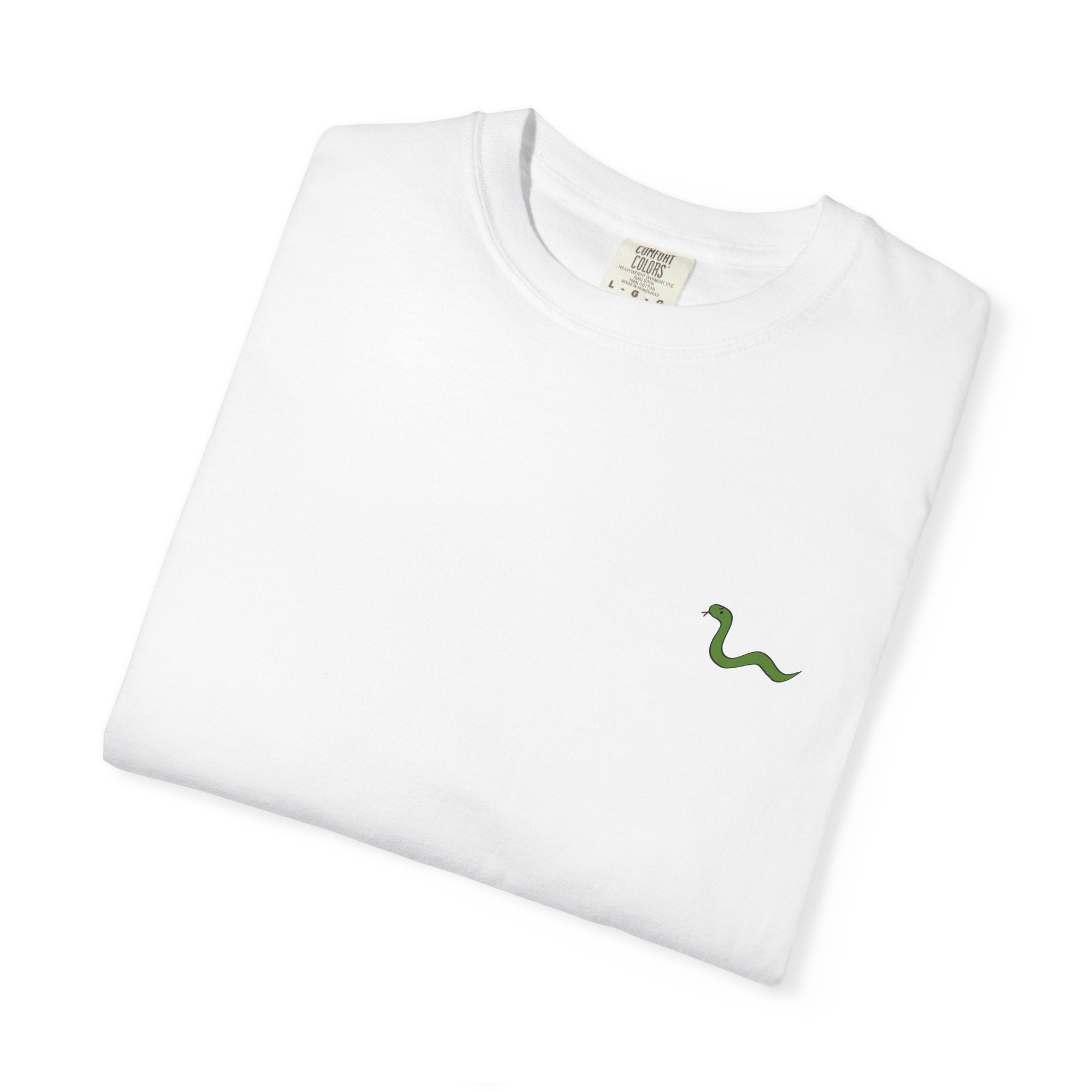Women's "Anguis in herba" - "A snake in the grass"(hidden danger) T-shirt