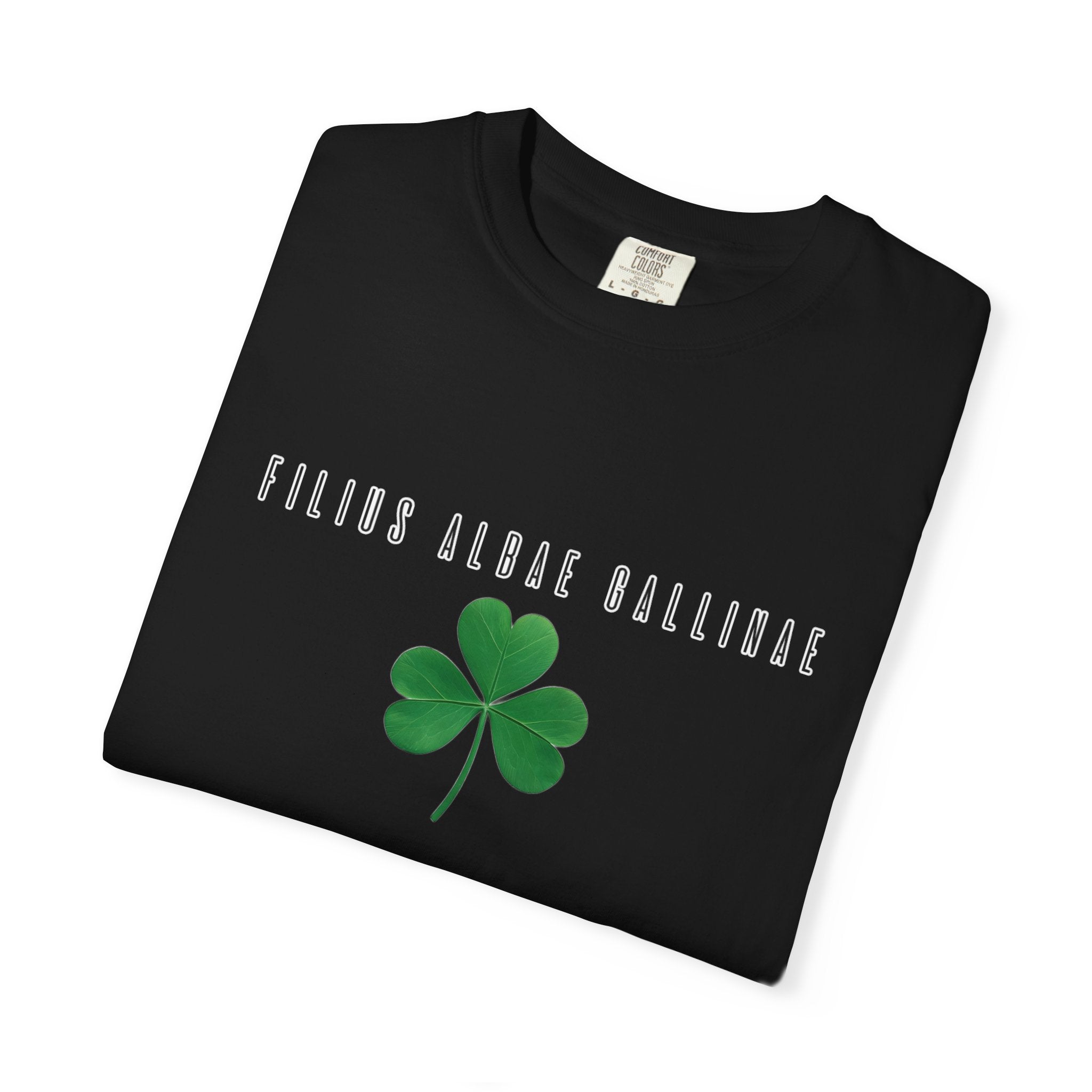 Women's "Filius albae gallinae" - "A child of the white hen" T-Shirt